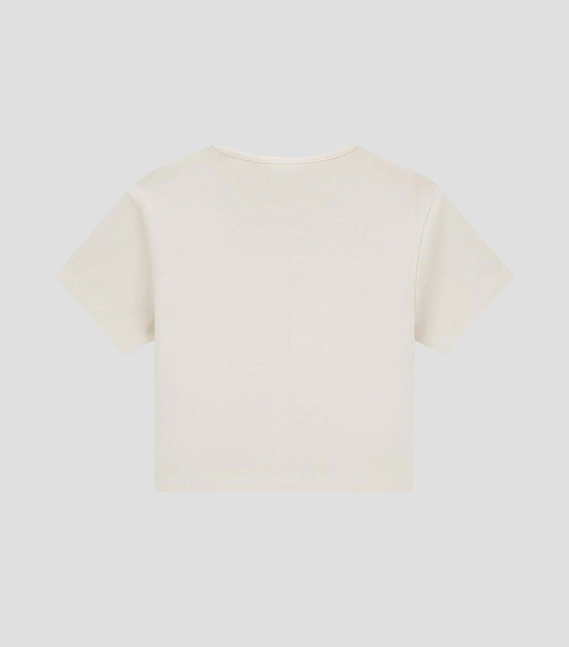 Playera cuello redondo manga corta lisa Niña