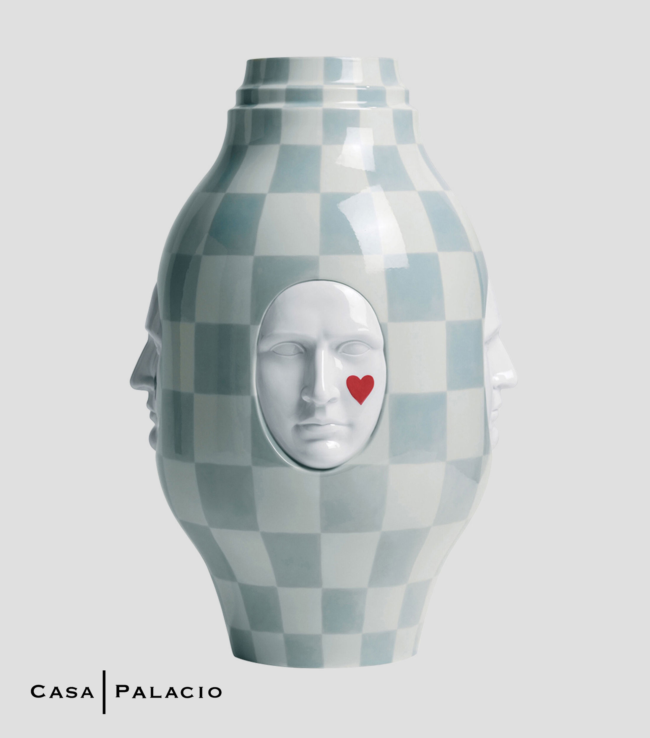 Jarrón Decorativo Conversation Vase I en porcelana