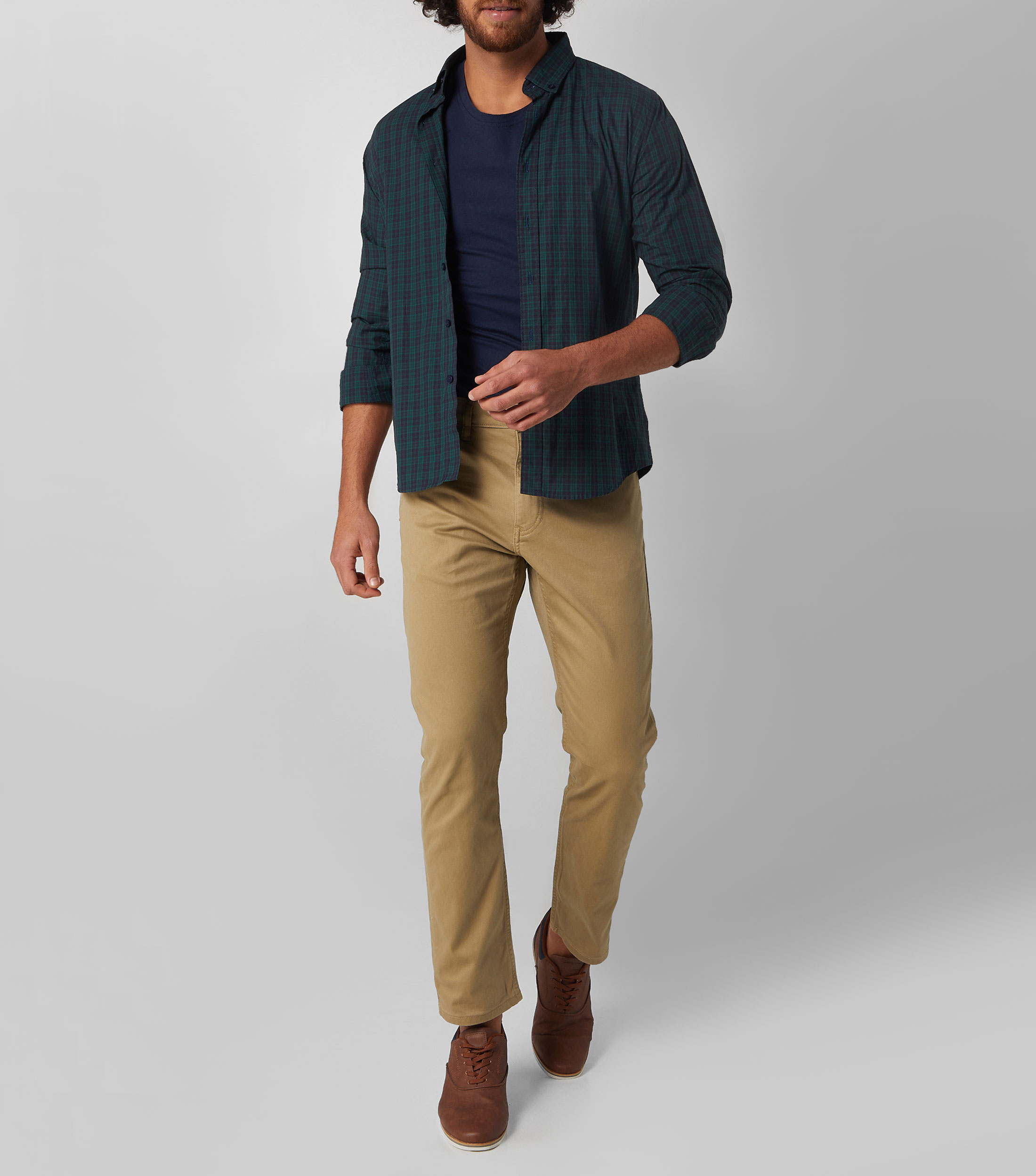 Pantalón liso Hombre