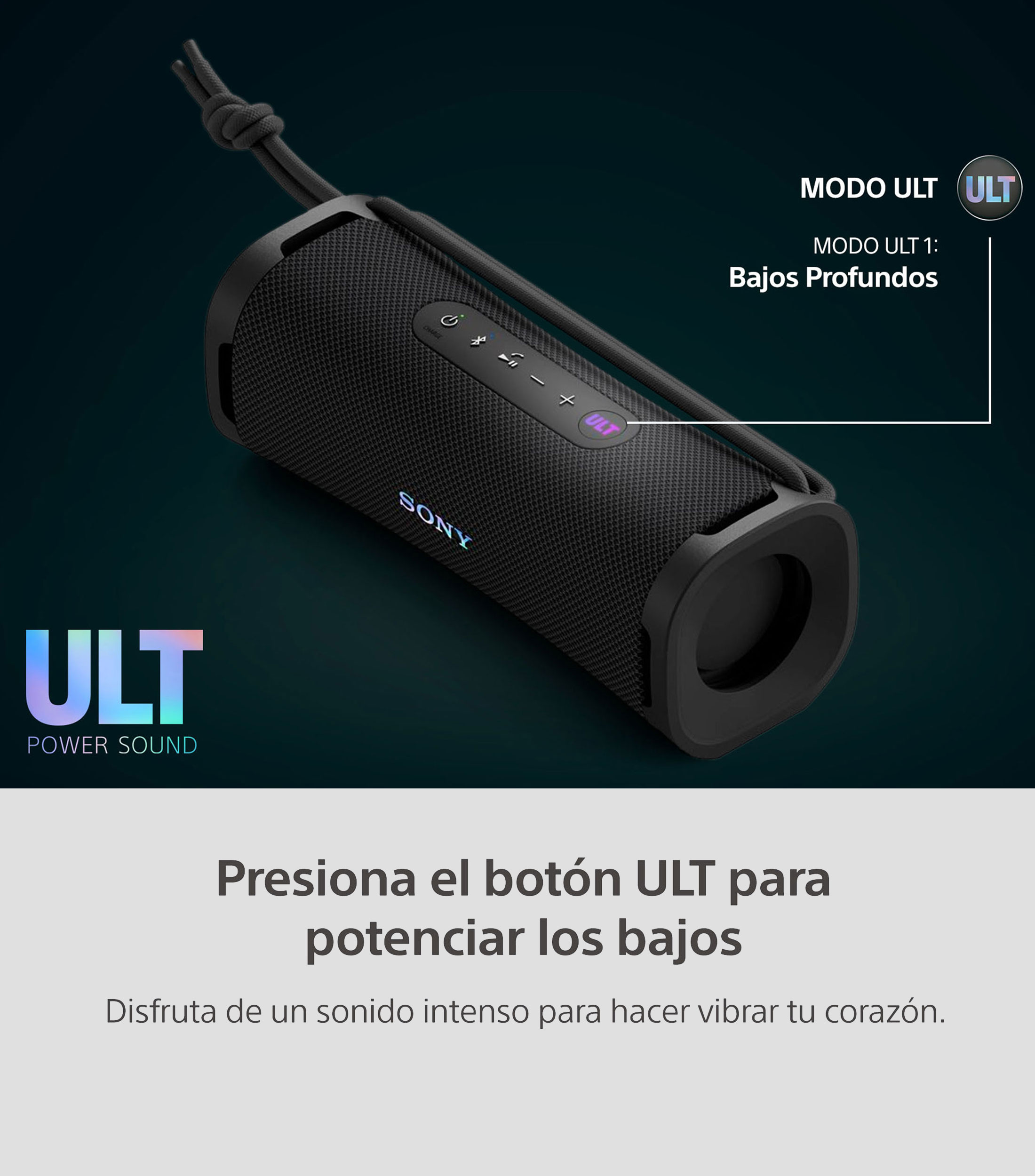 Bocina Portátil Inalámbrica ULT Field 1 Negra