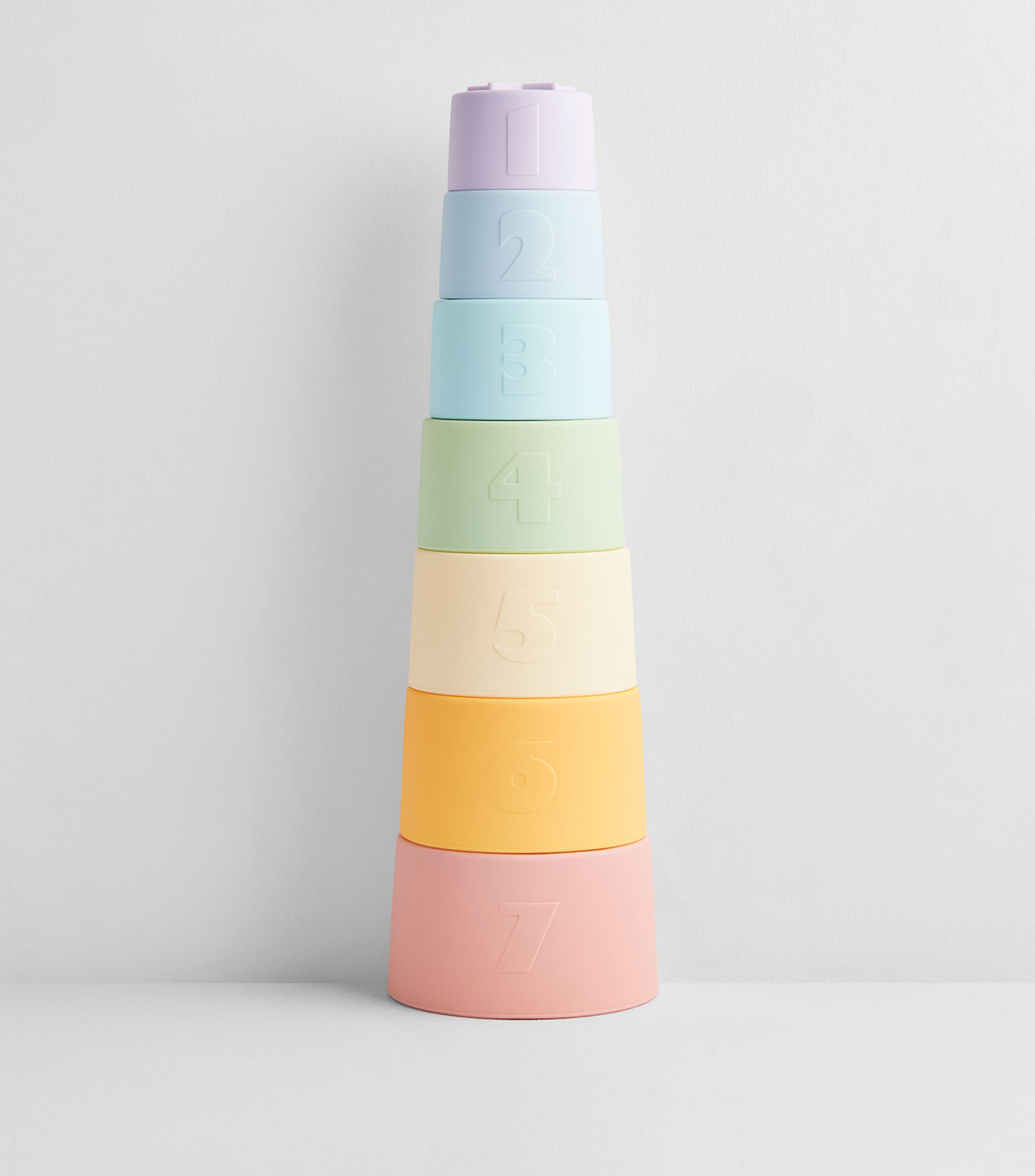 Set 7 vasos apilables Rainbow multicllor