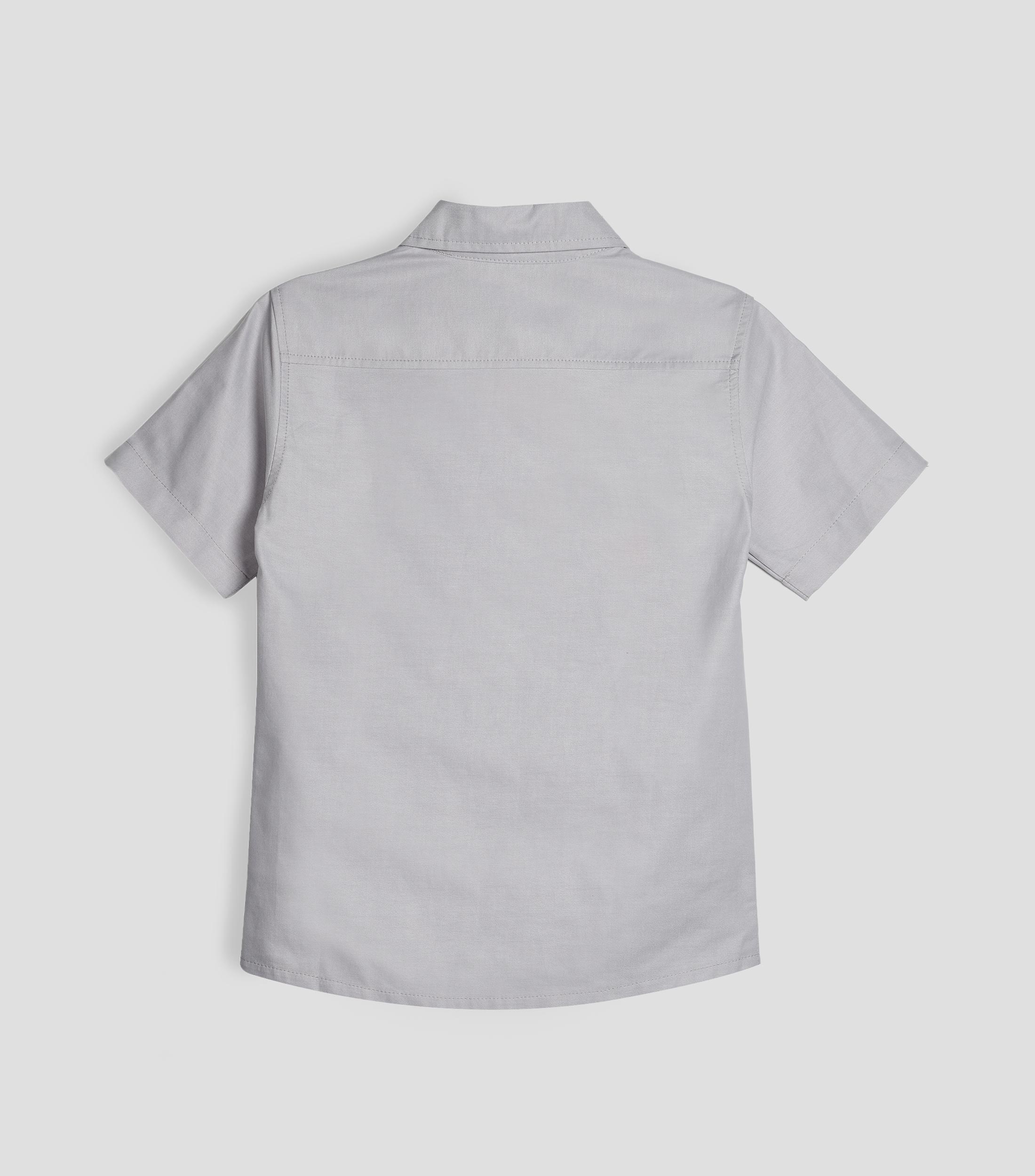Camisa lisa manga corta Niño