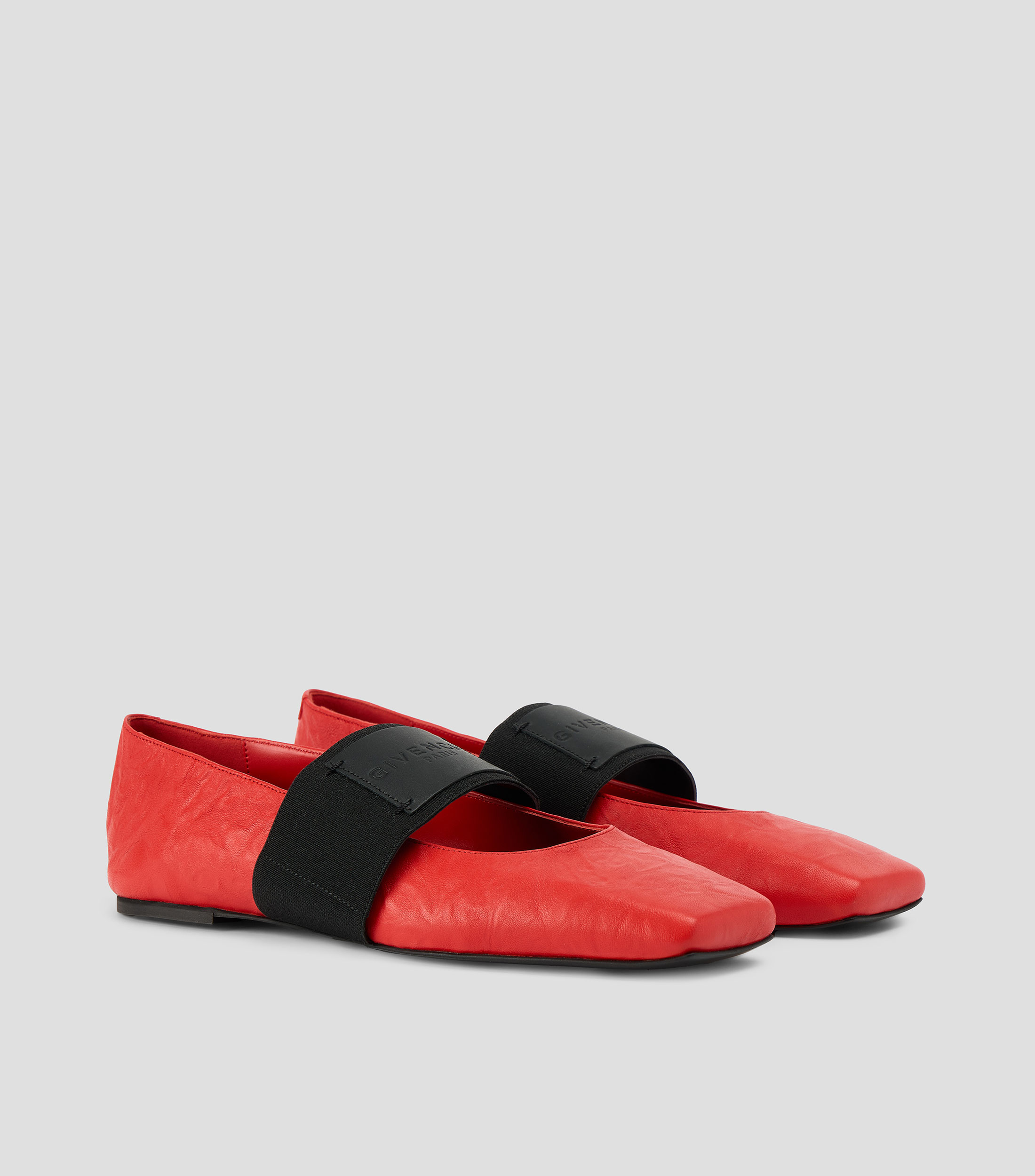 Flats en piel Mujer