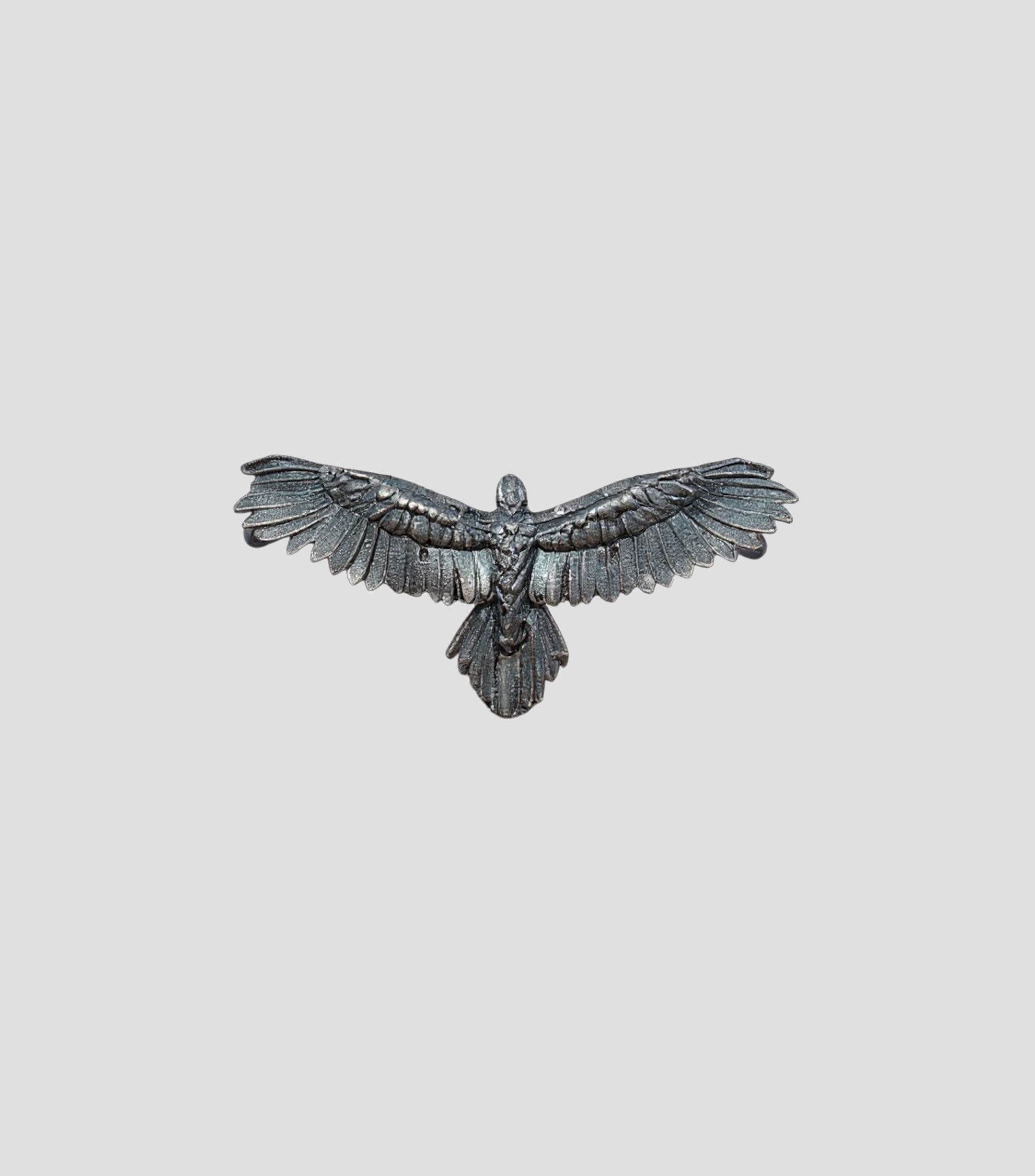 Dije de águila en plata .925 Dark Eagle Unisex