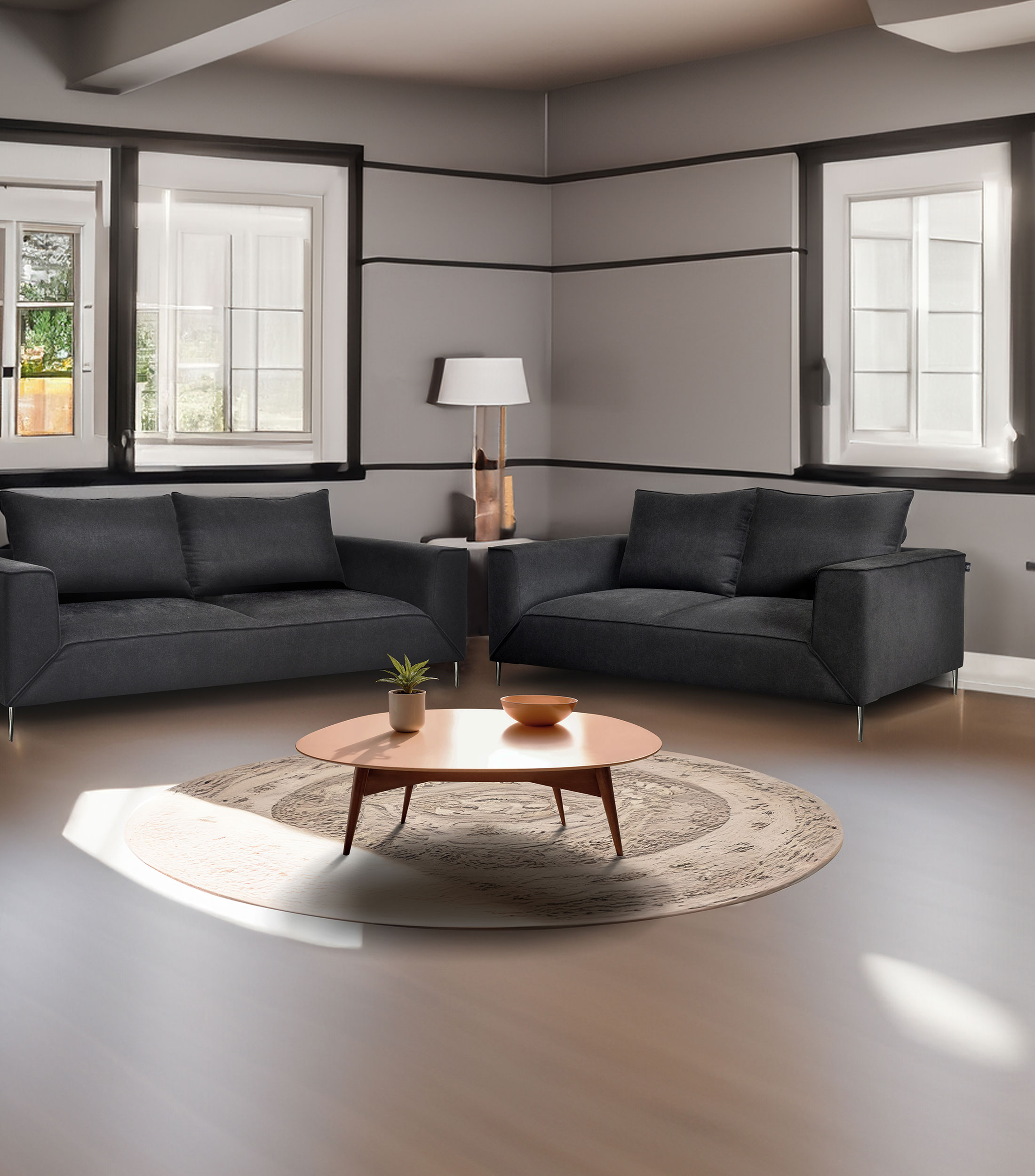 Love Seat Andreu Negro