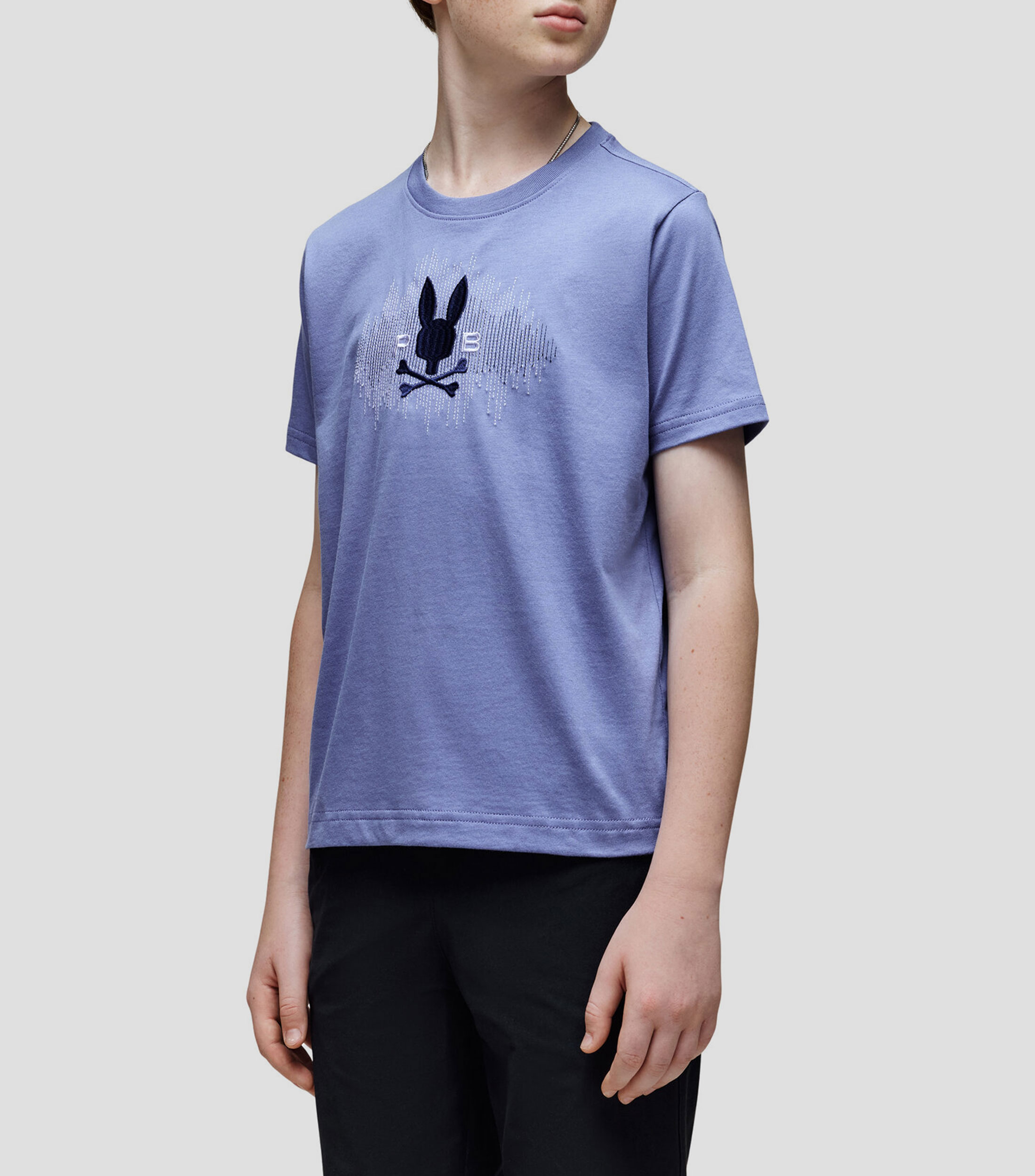 Playera cuello redondo manga corta lisa Niño