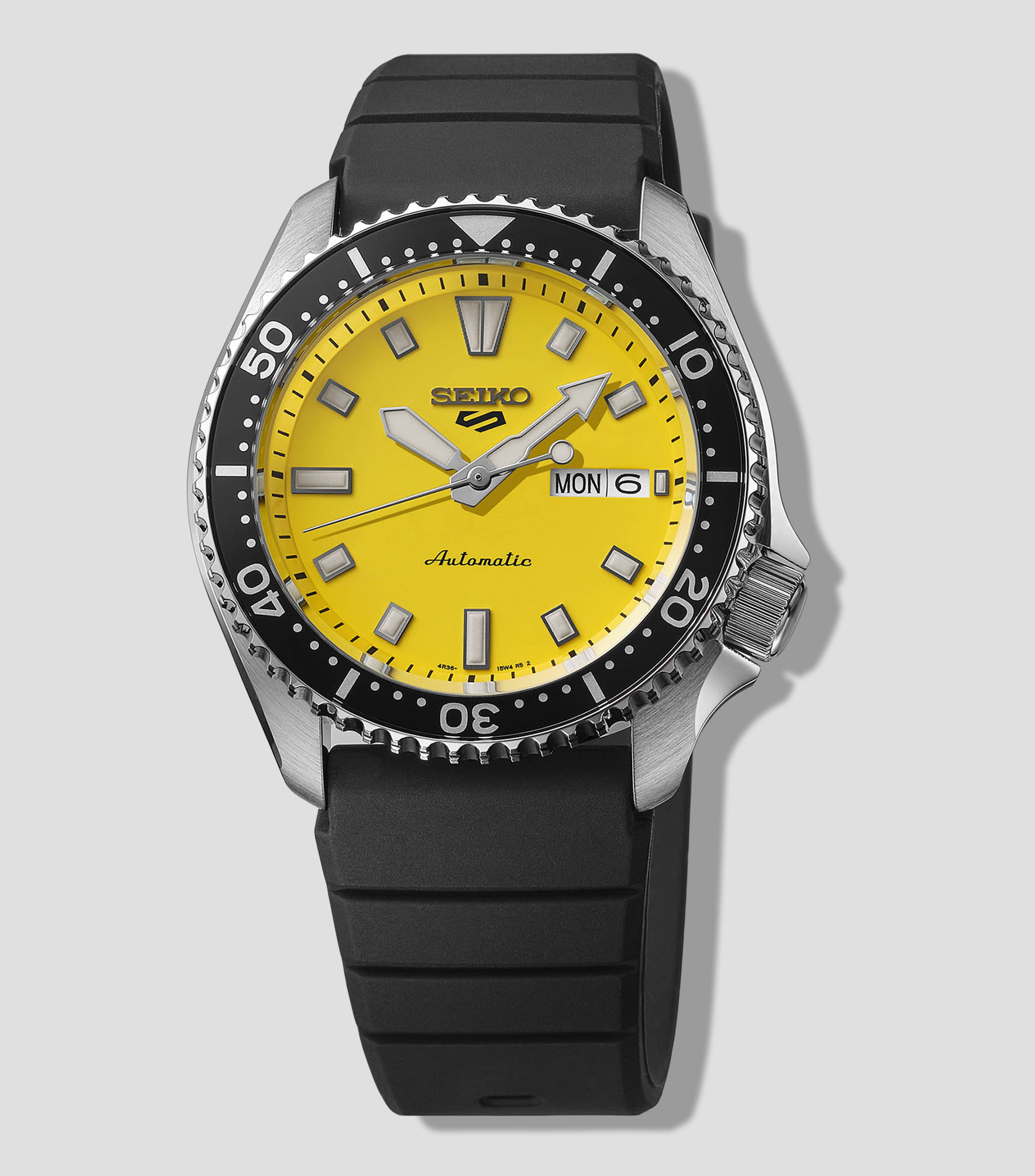 Reloj Unisex 5 Sports Casual Amarillo, Negro