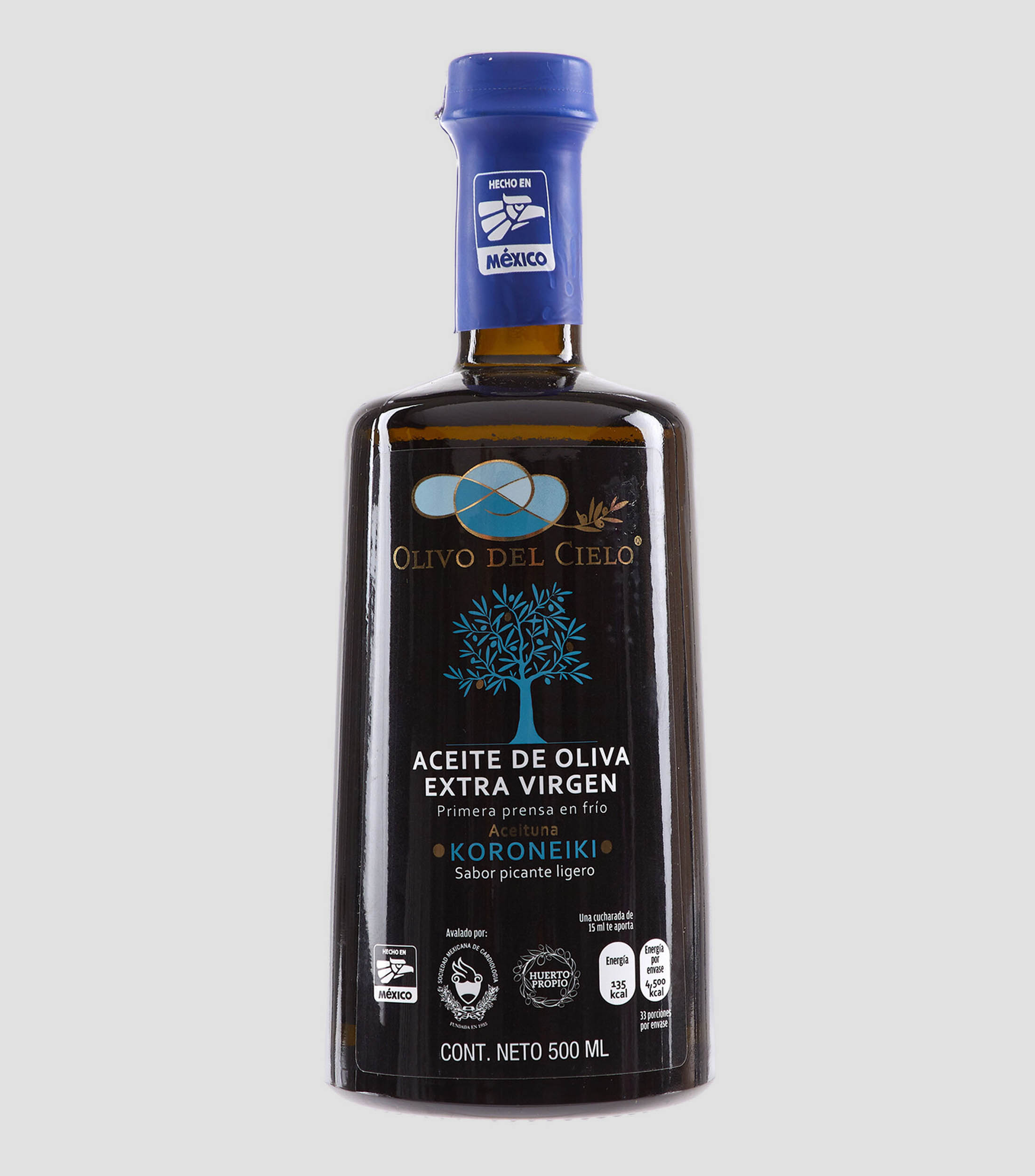 Aceite de Oliva Extra Virgen Koroneiki, 500 ml