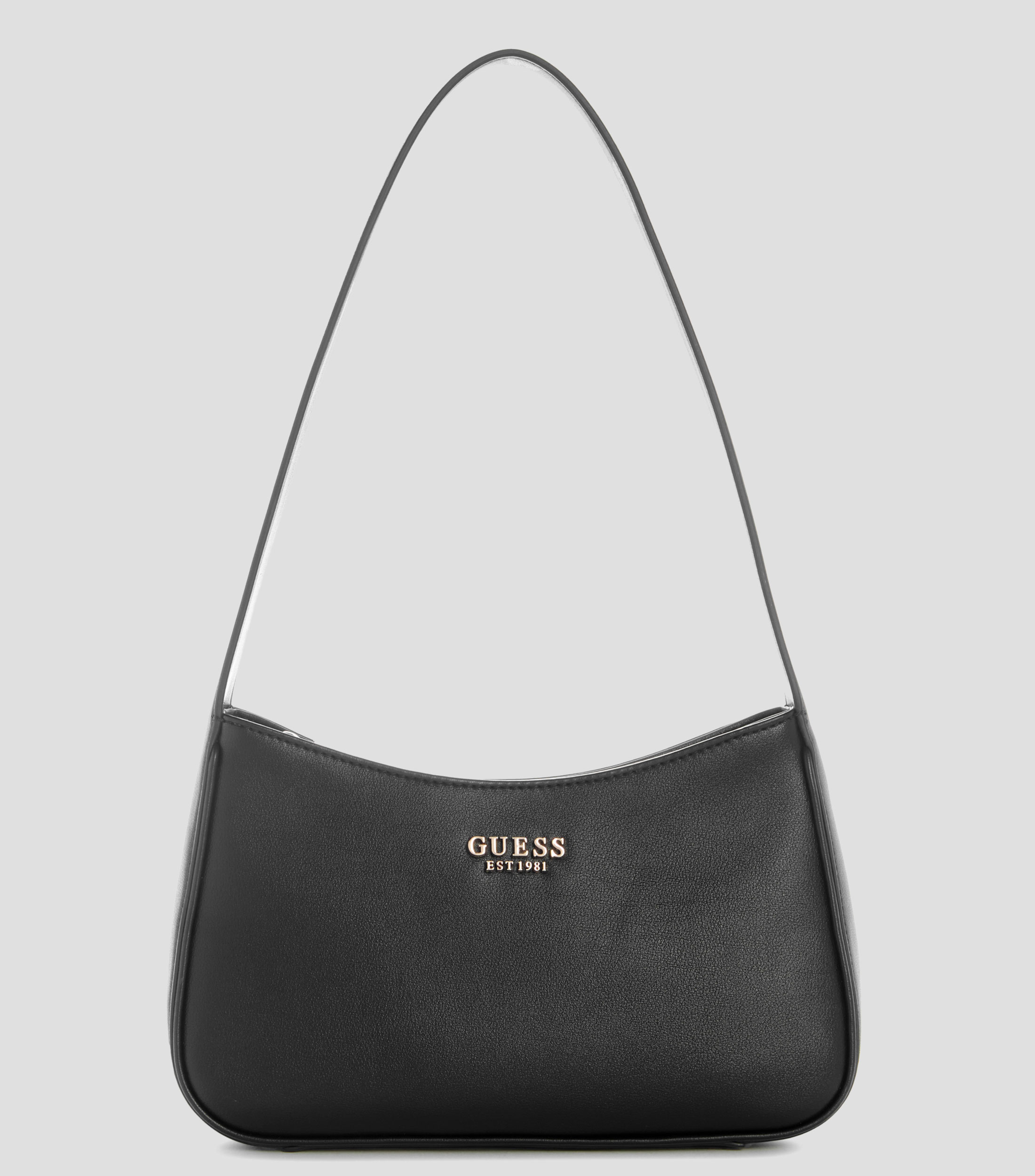 Bolsa shoulder lisa con detalle texturizado Mujer