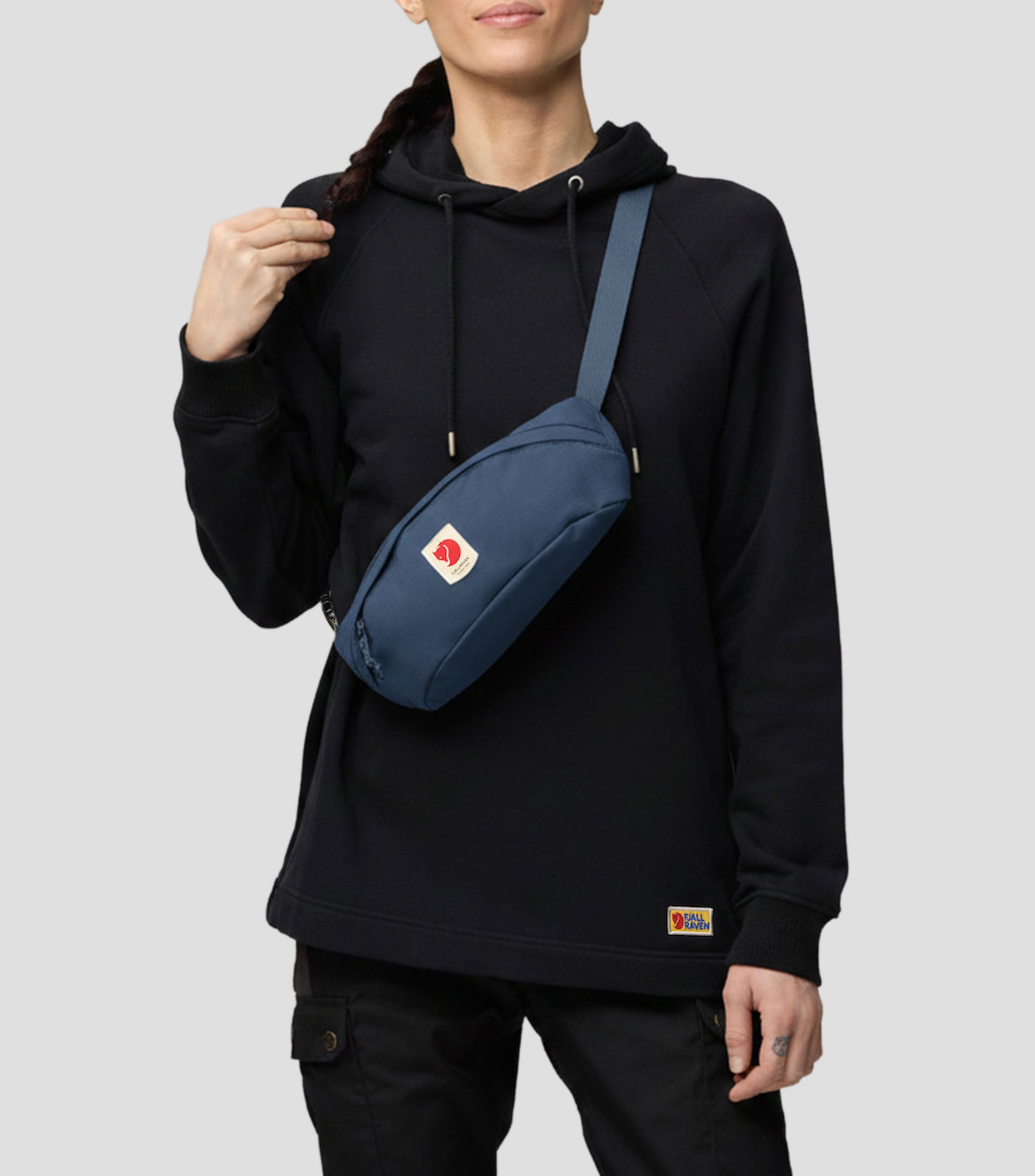 Cangurera azul Ulvö lisa Unisex