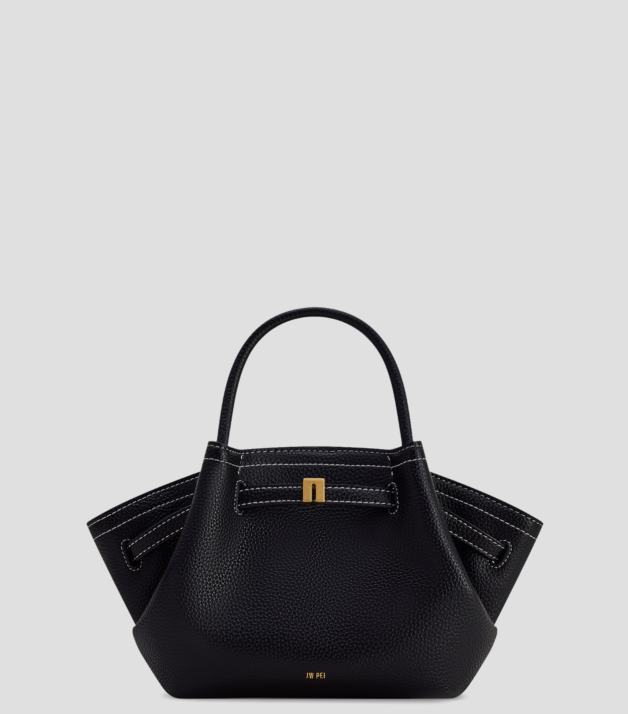 Bolsa tote lisa con detalle texturizado Mujer