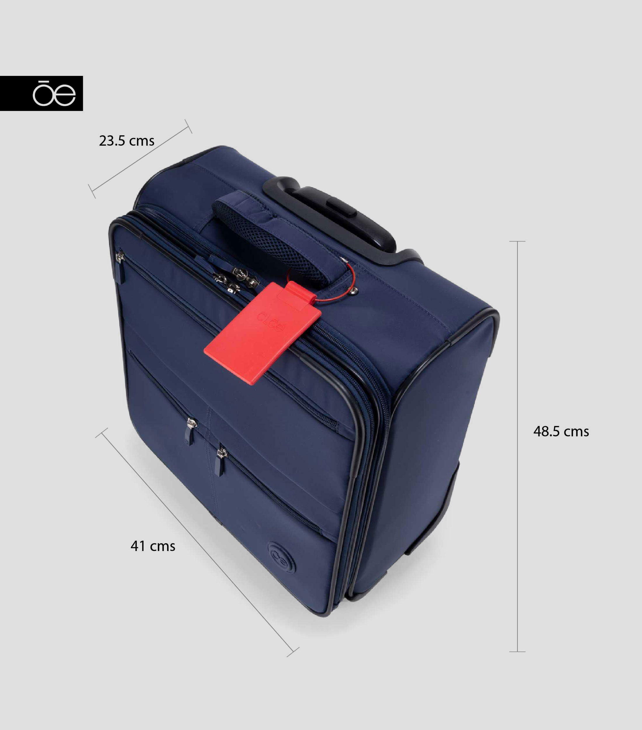 Set de Viaje Maleta y Hobo Azul Marino