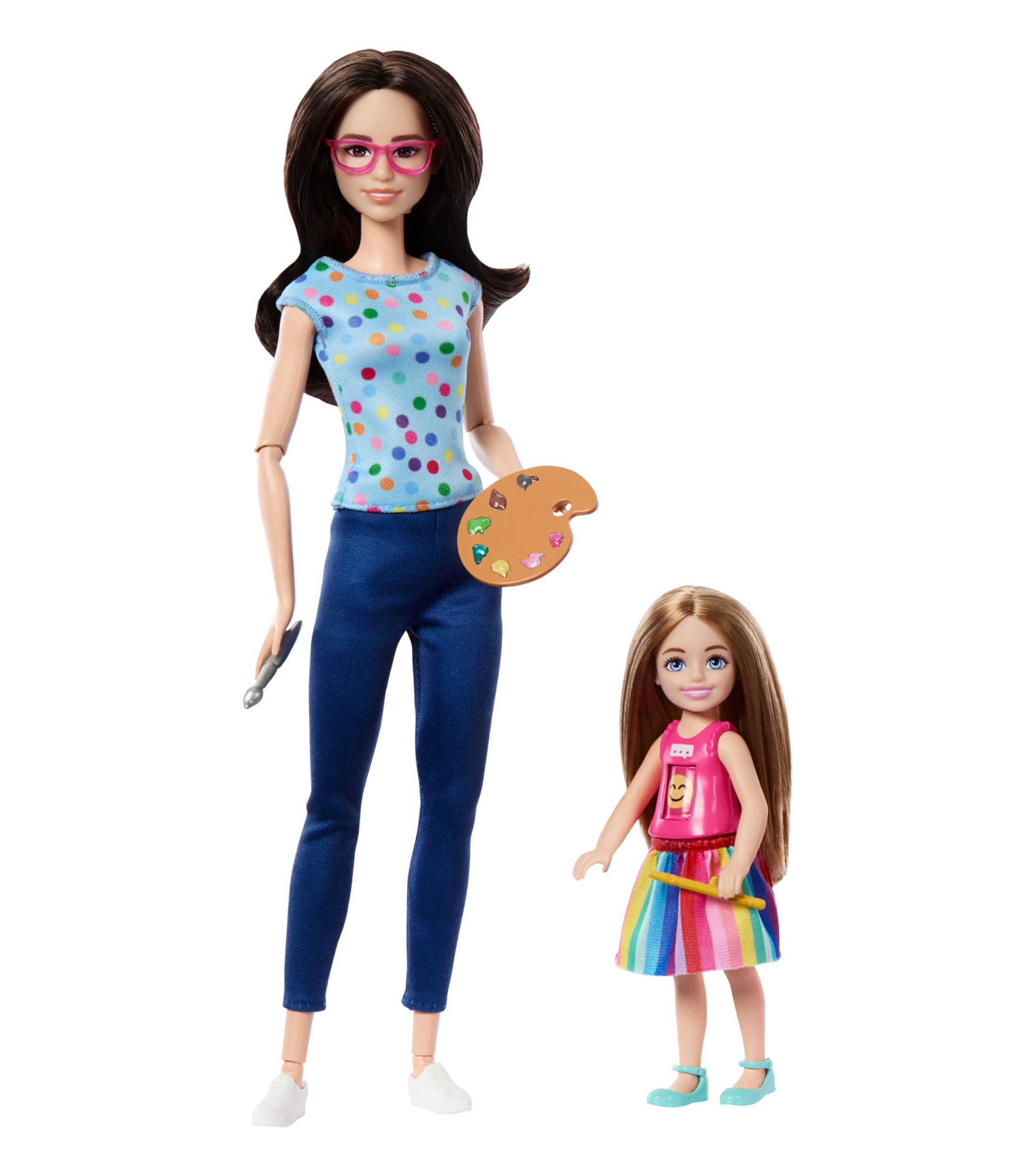 Barbie Pediatra Con Bata Rosa, 2 Bebés, Mesa De Reconocimiento Y Accesorios Médicos, Juguete Profesiones Para Niños De 3 Años O Más