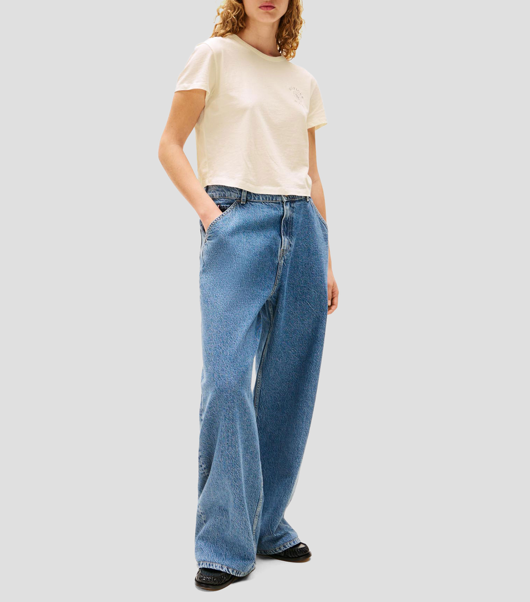 Jeans Wideleg Mujer