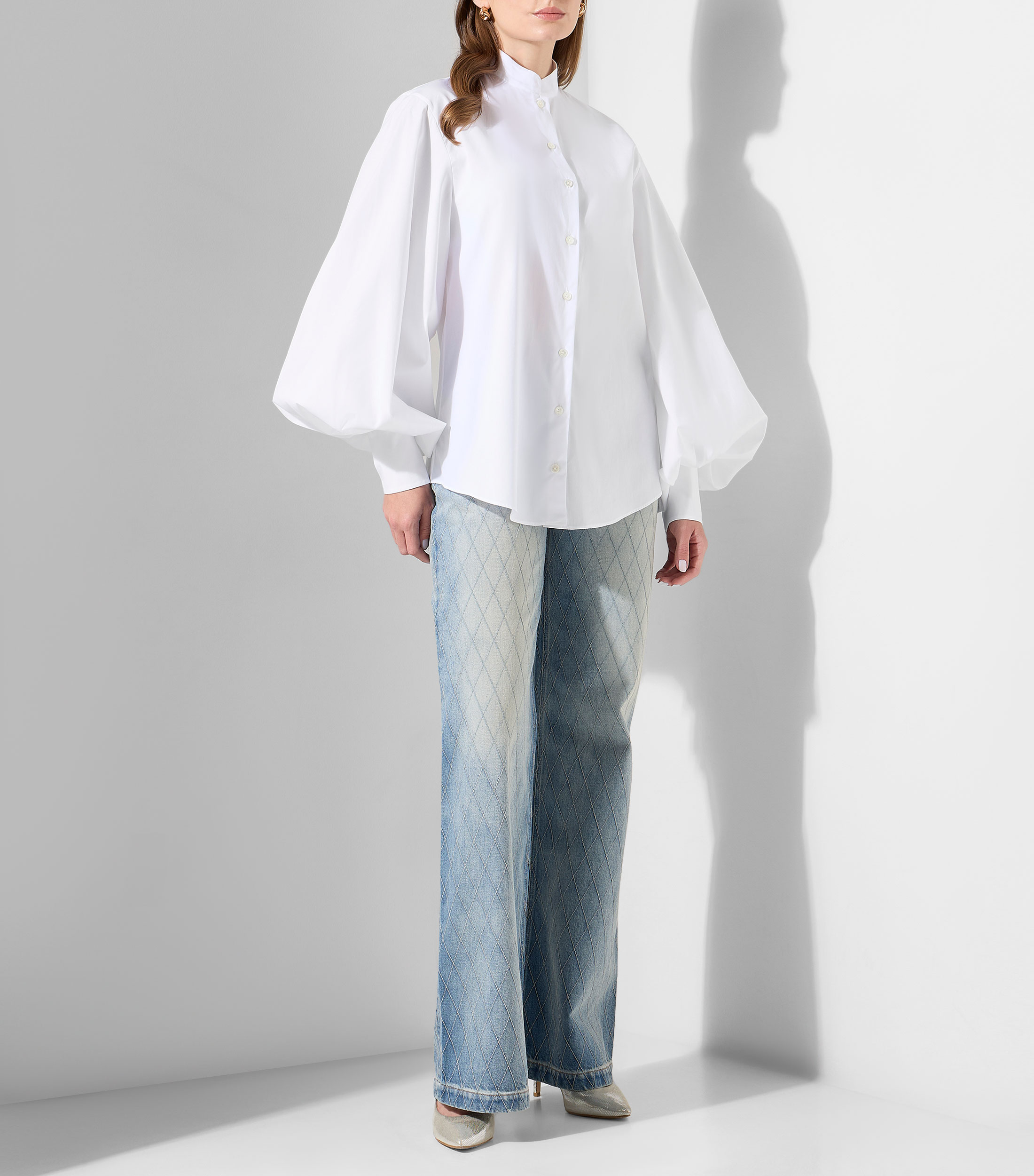 Camisa con manga larga Mujer