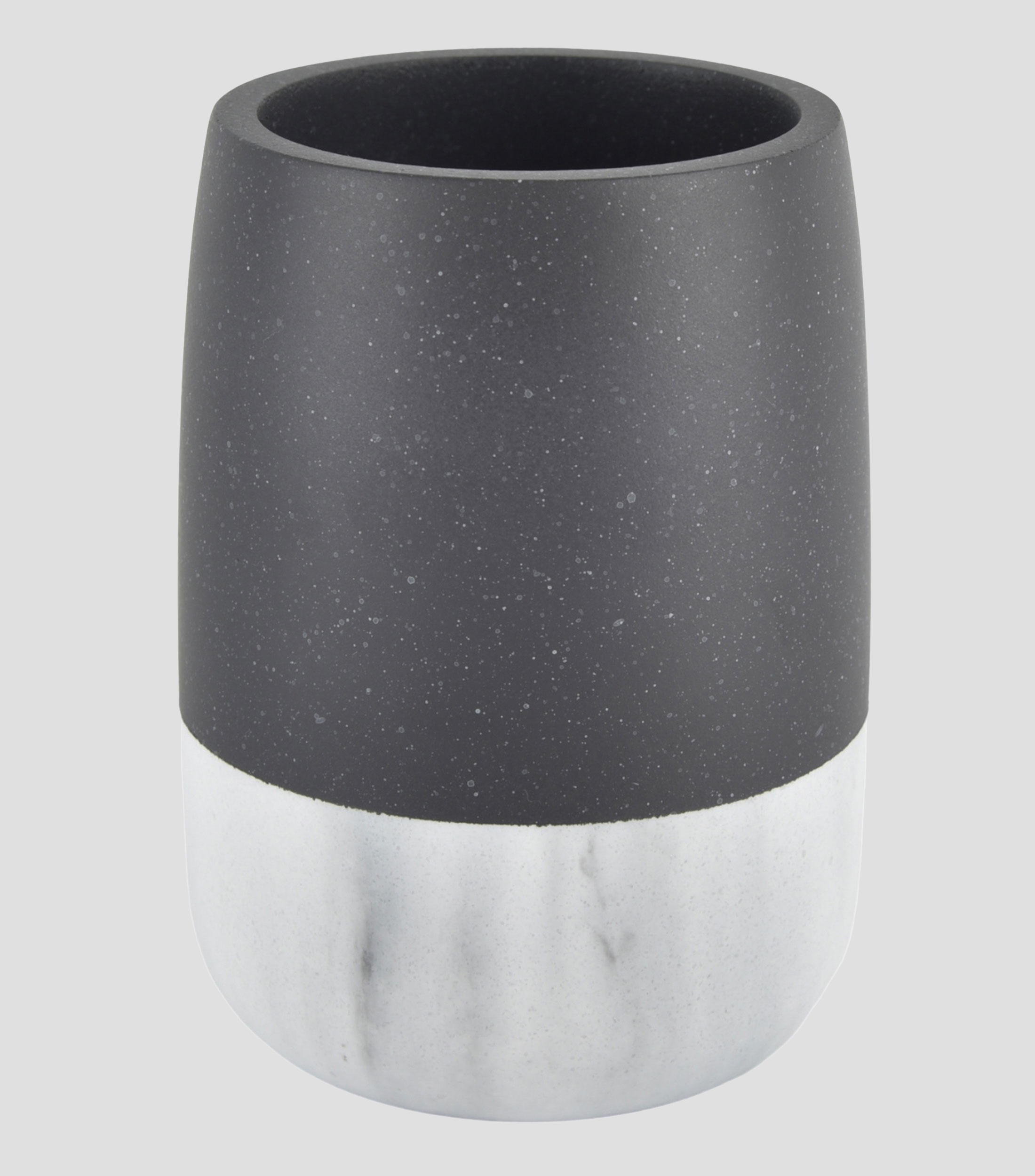Vaso de baño Abuya gris, blanco