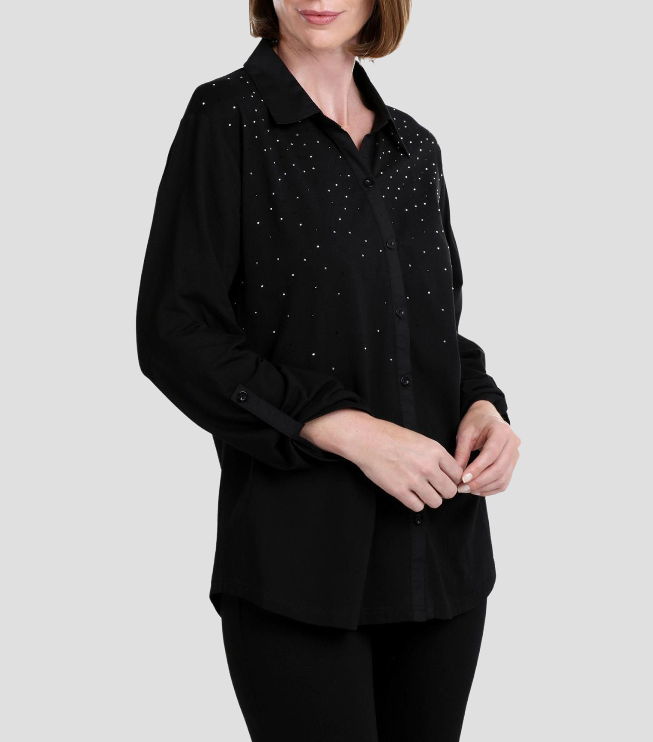 Blusa fantasía manga larga Mujer
