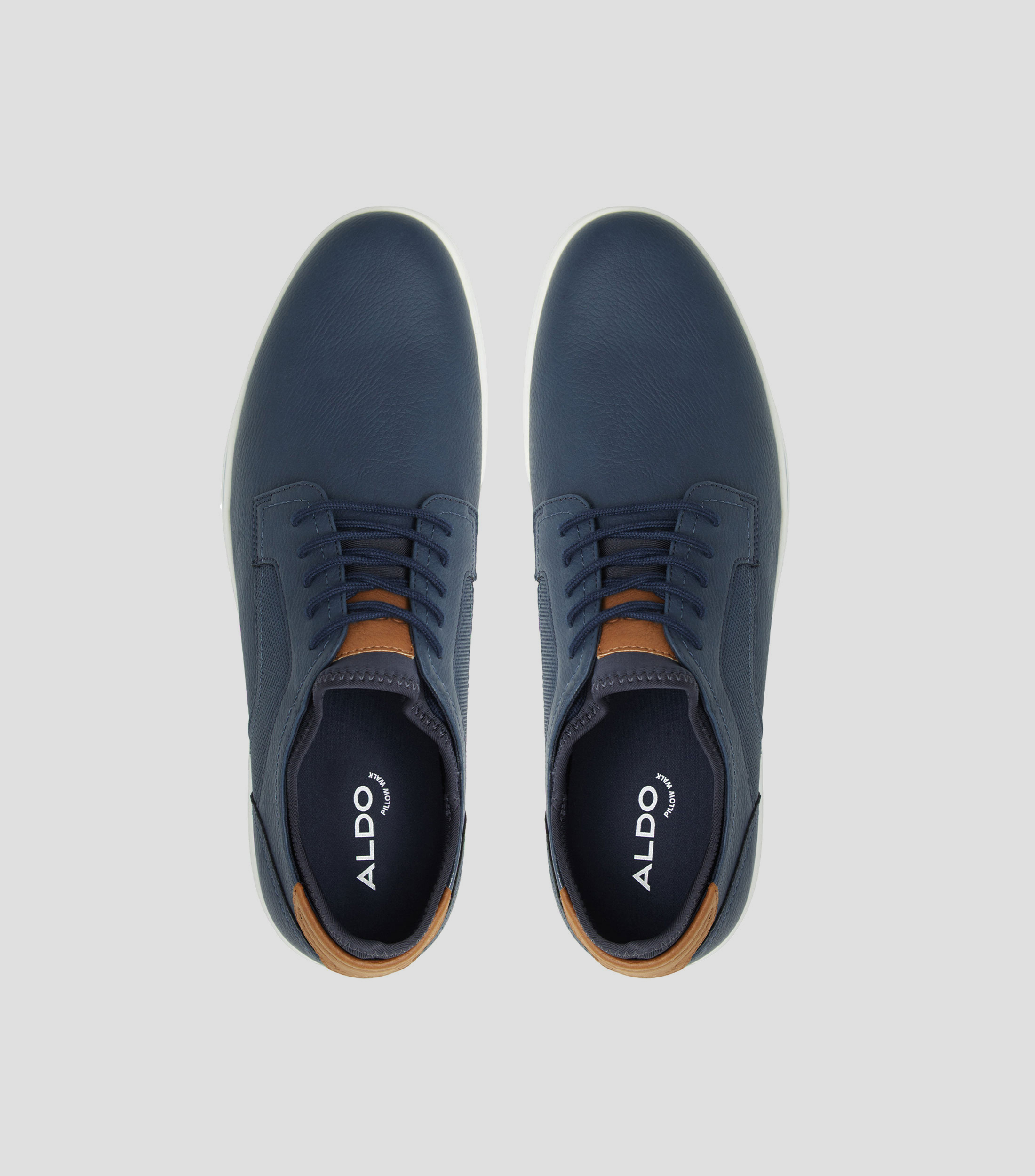 Zapatos Casuales Derby de Tacón Bajo Ancho Hombre