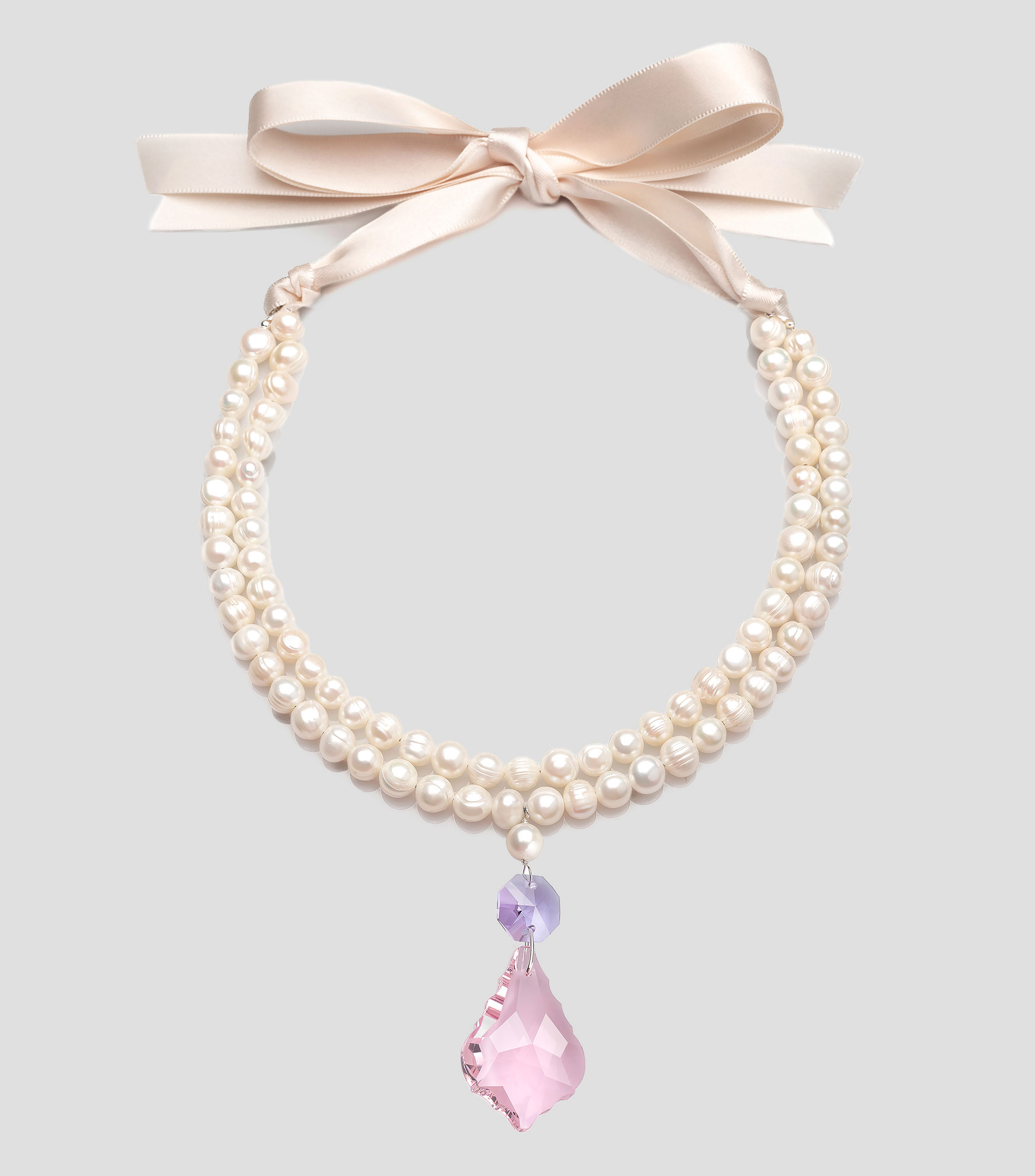 Collar de perlas Marlene Mujer