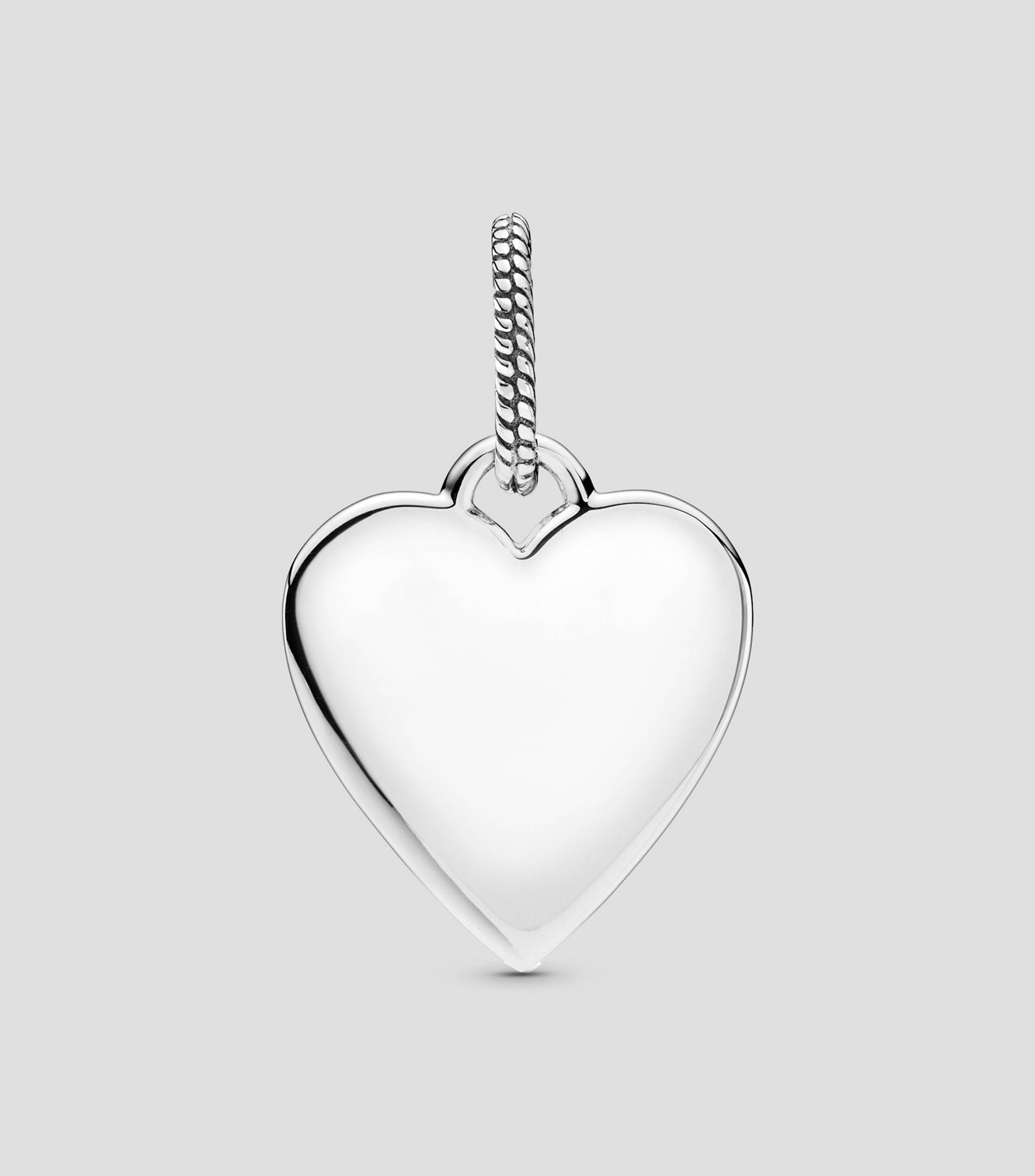Dije de corazon en plata .925 Mujer