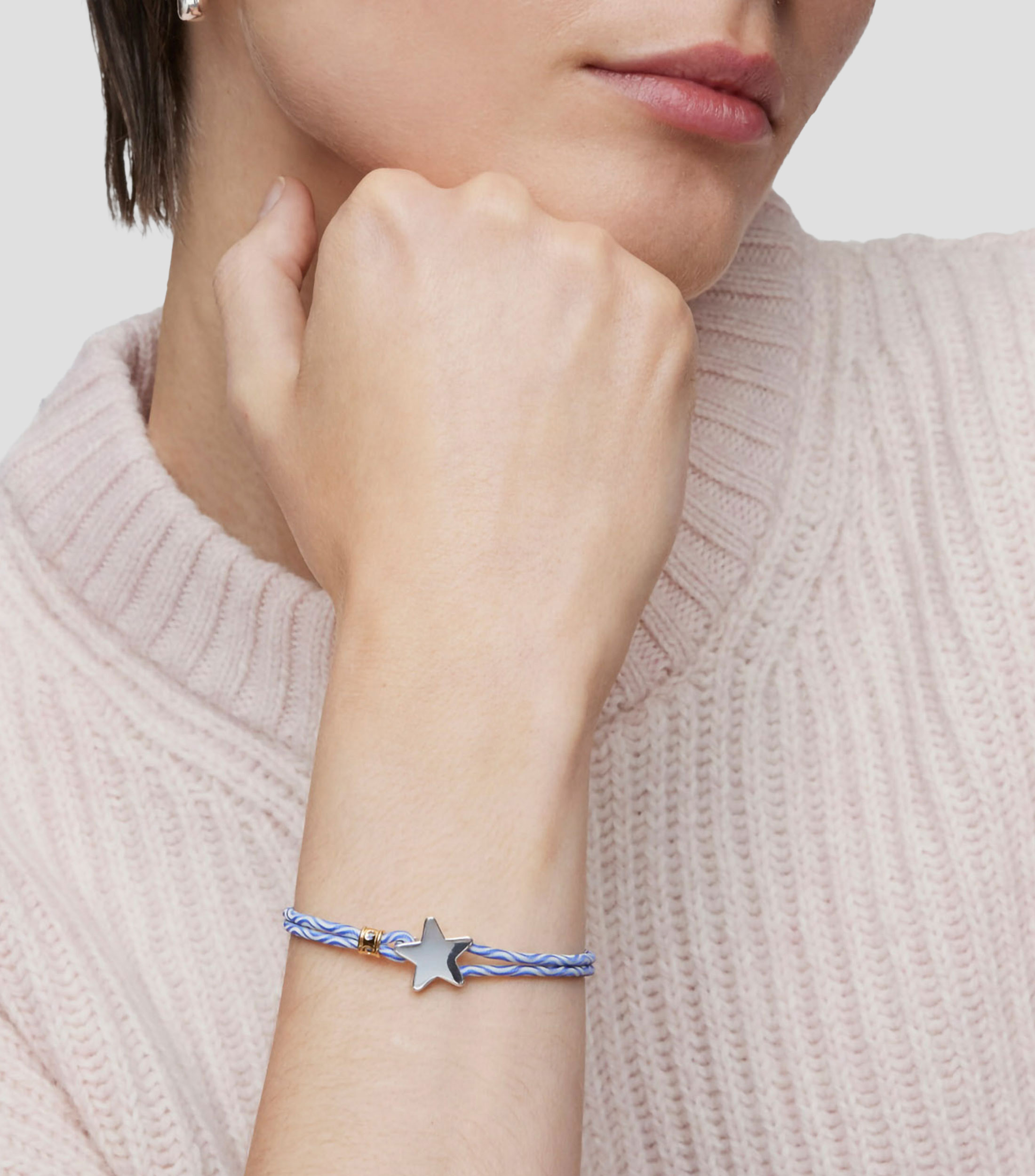 Pulsera elástica con estrella Mujer