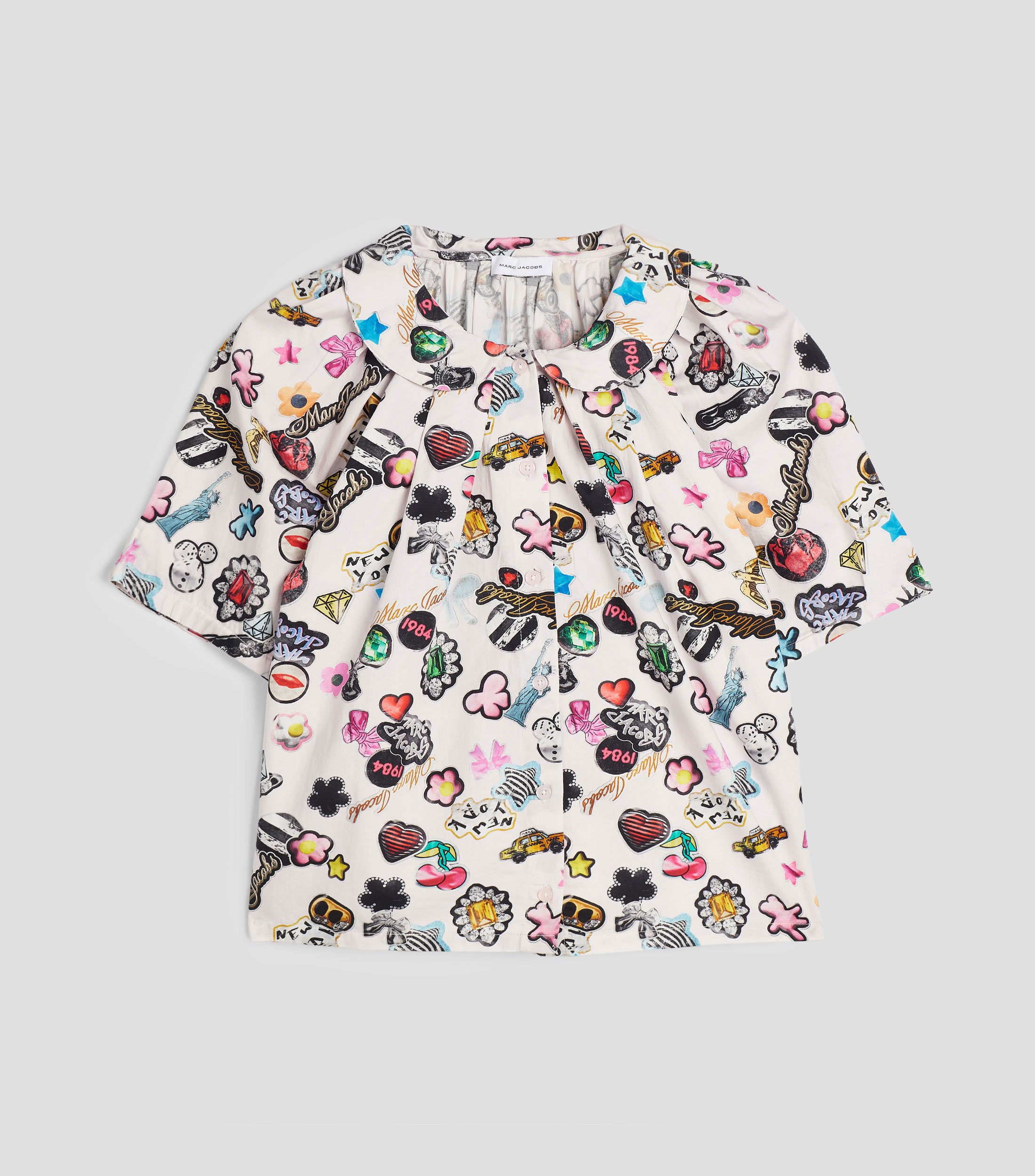 Blusa estampada manga corta Niña