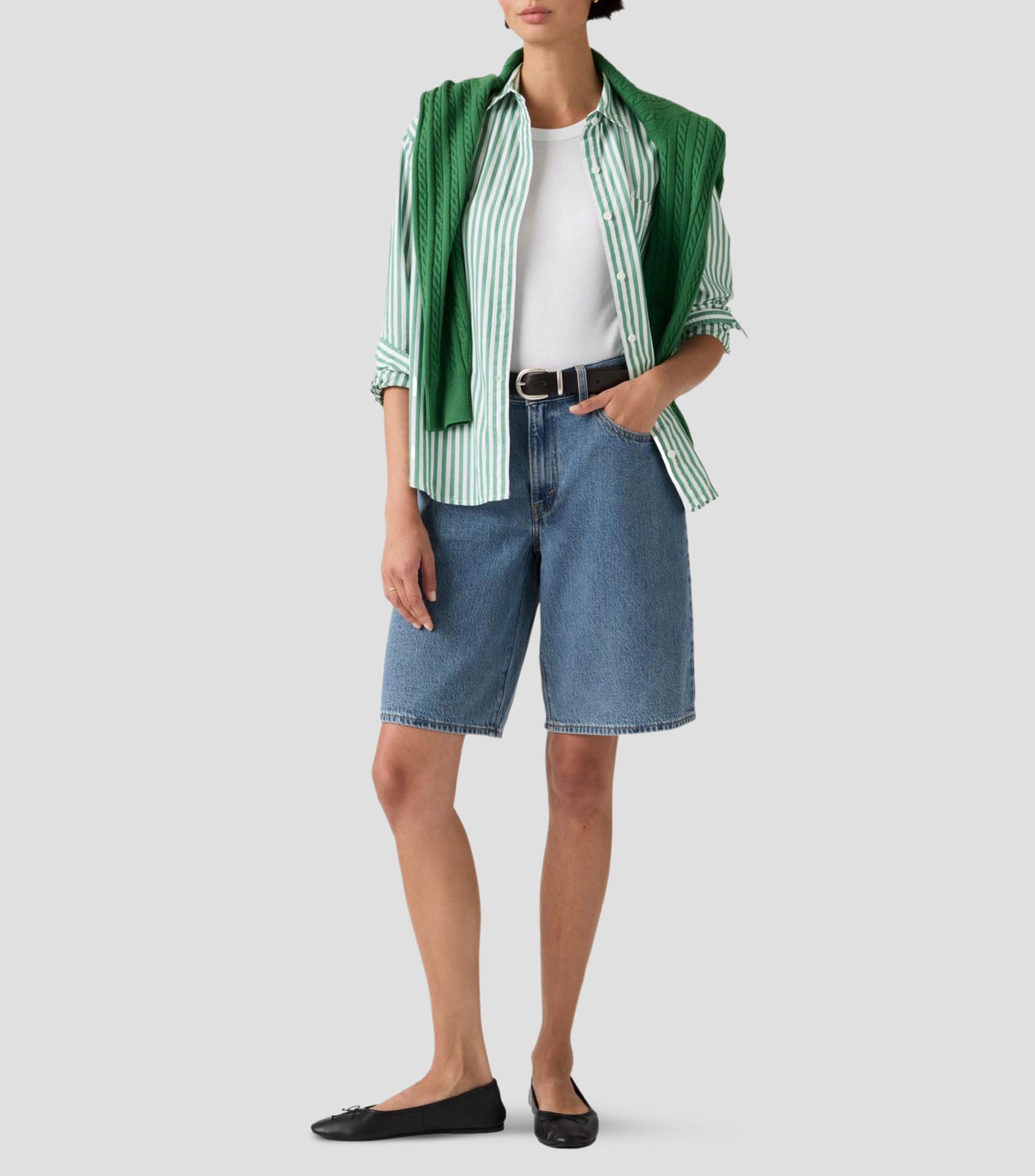 Short sólido Mujer