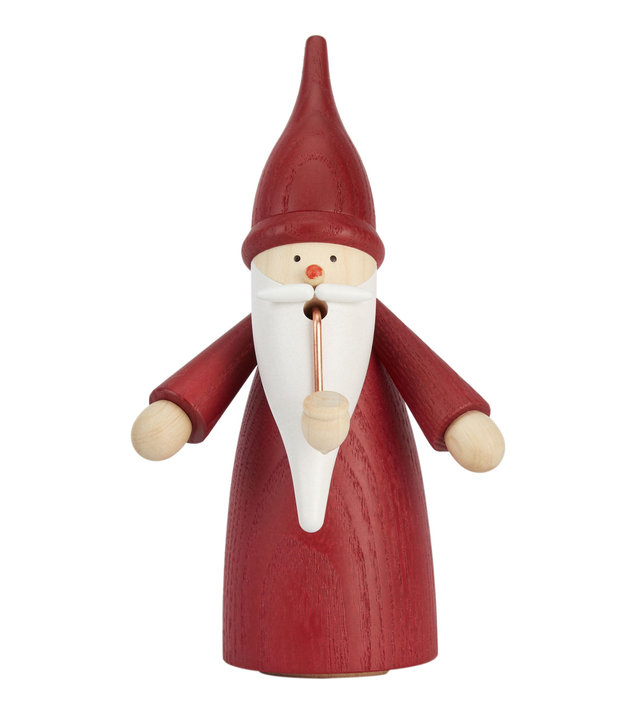 Rysi Figura navideña Fumador Santa Claus con pipa en madera - El ...