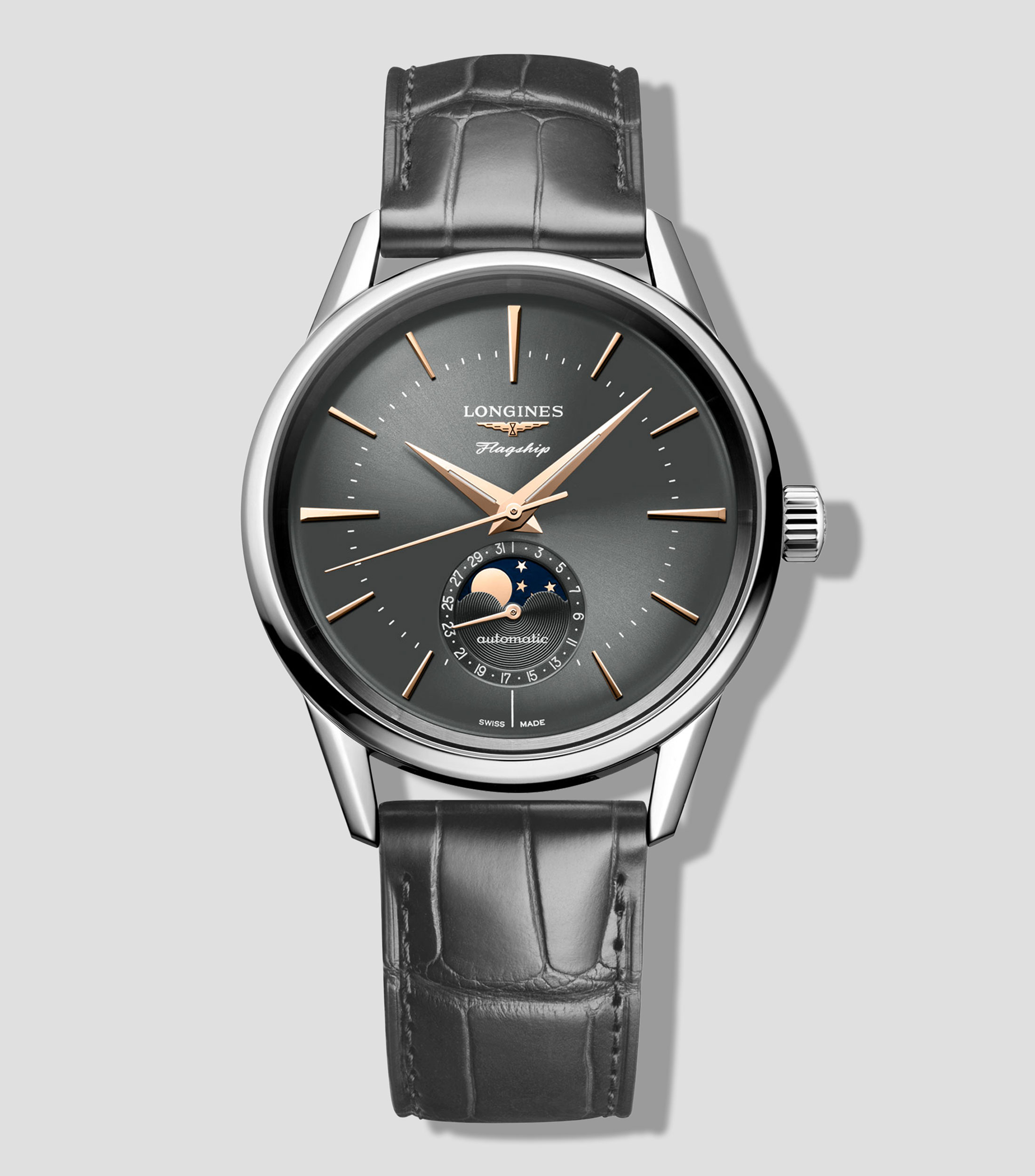 Reloj para hombre Flagship Heritage casual, plateado