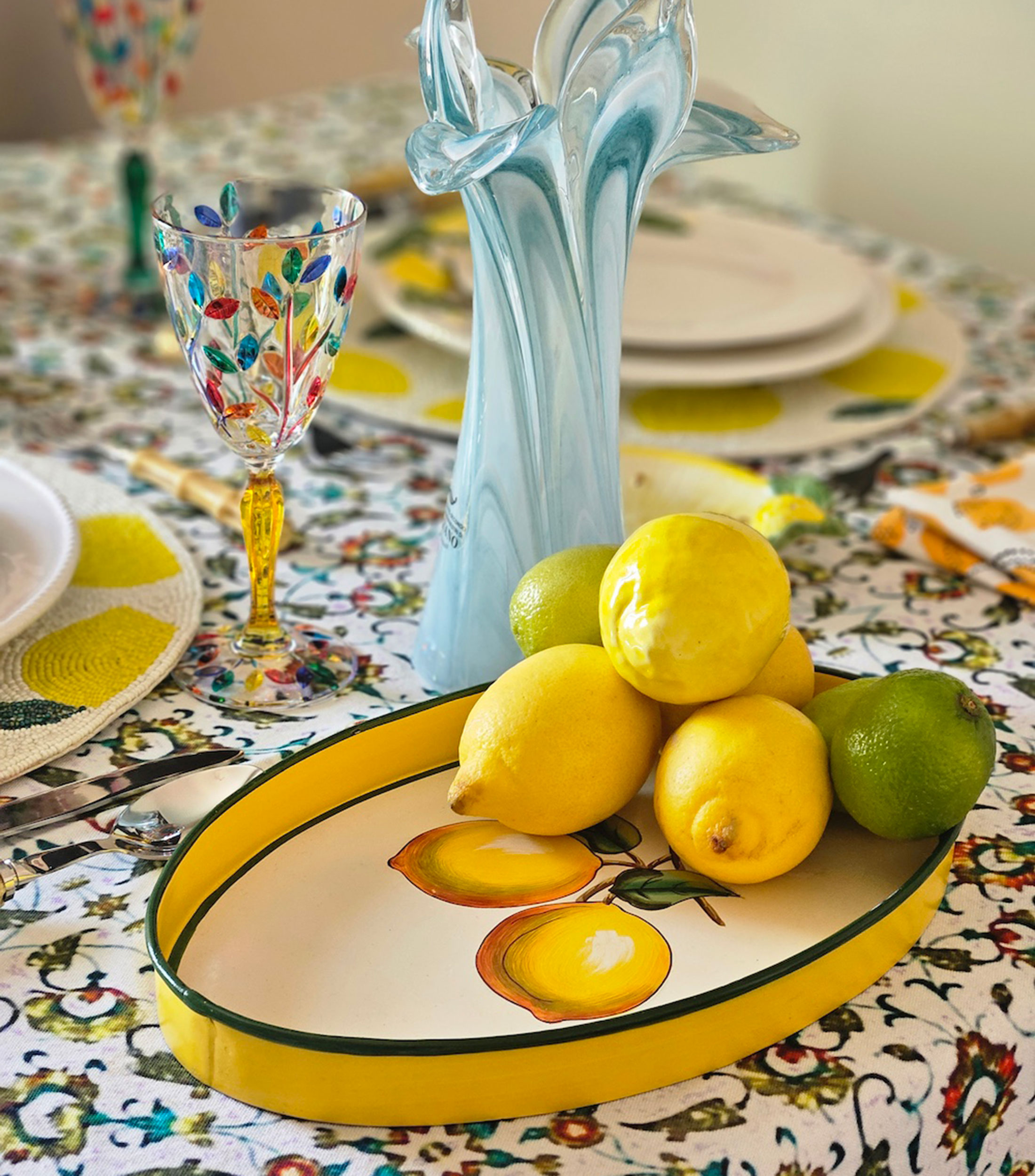 Charola de limones