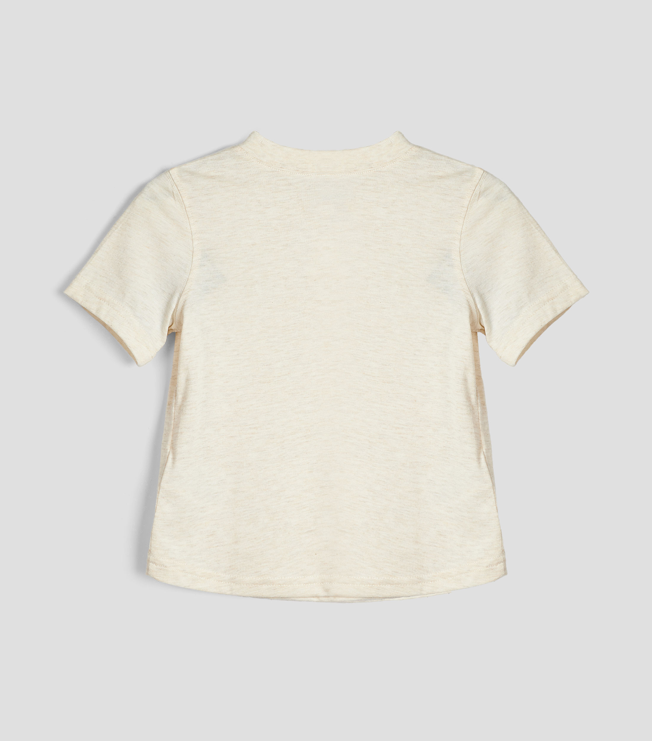 Playera cuello redondo manga corta lisa Bebé