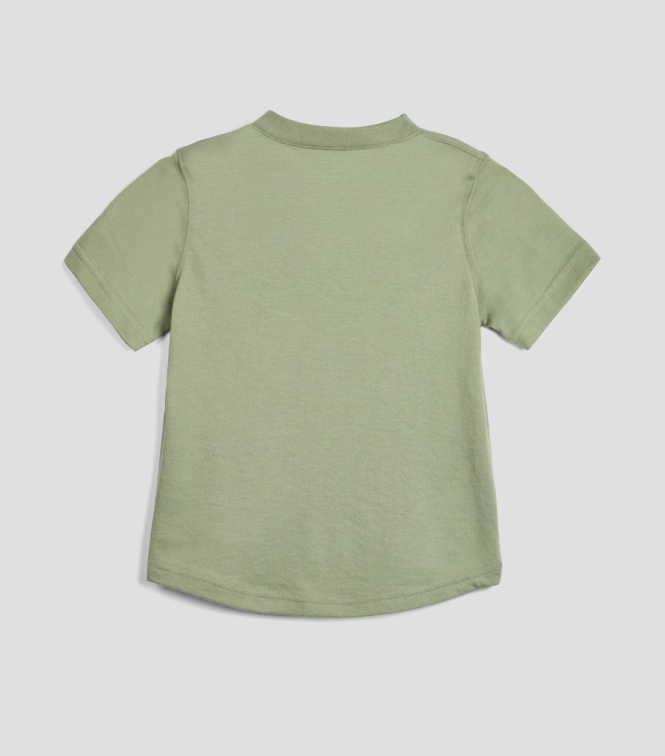 Playera cuello redondo manga corta lisa Bebé