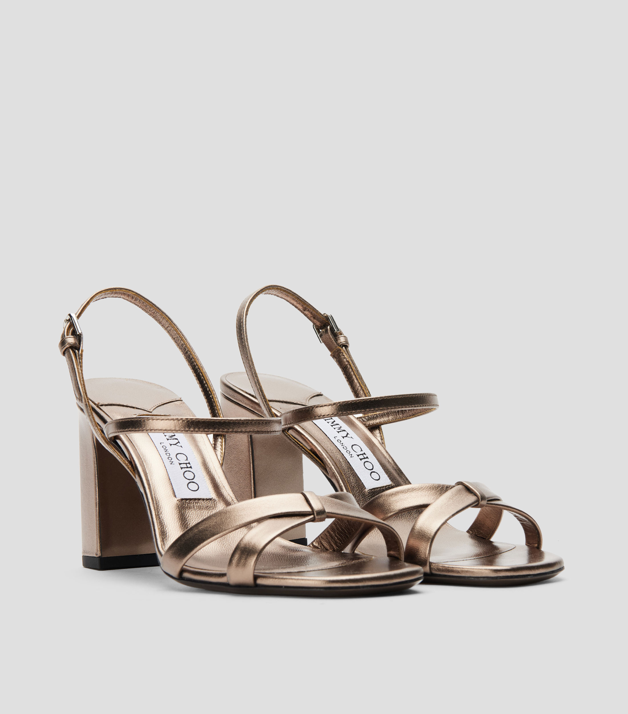 Sandalias con tacón alto ancho Elsy Mujer