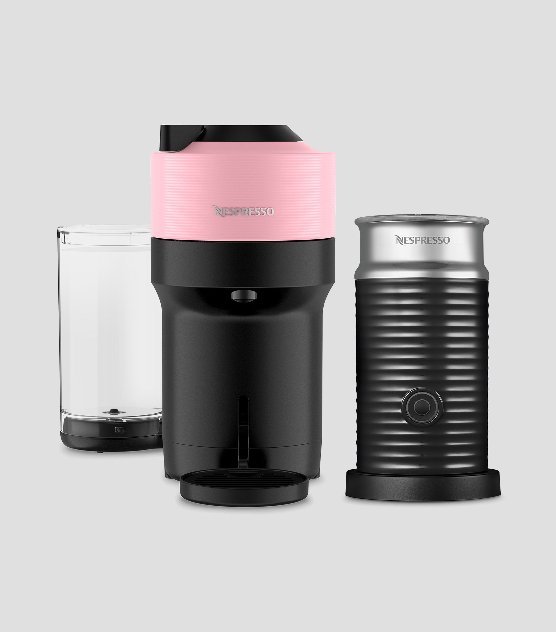 Combo Cafetera Vertuo Pop Aeroccino, Candy Pink