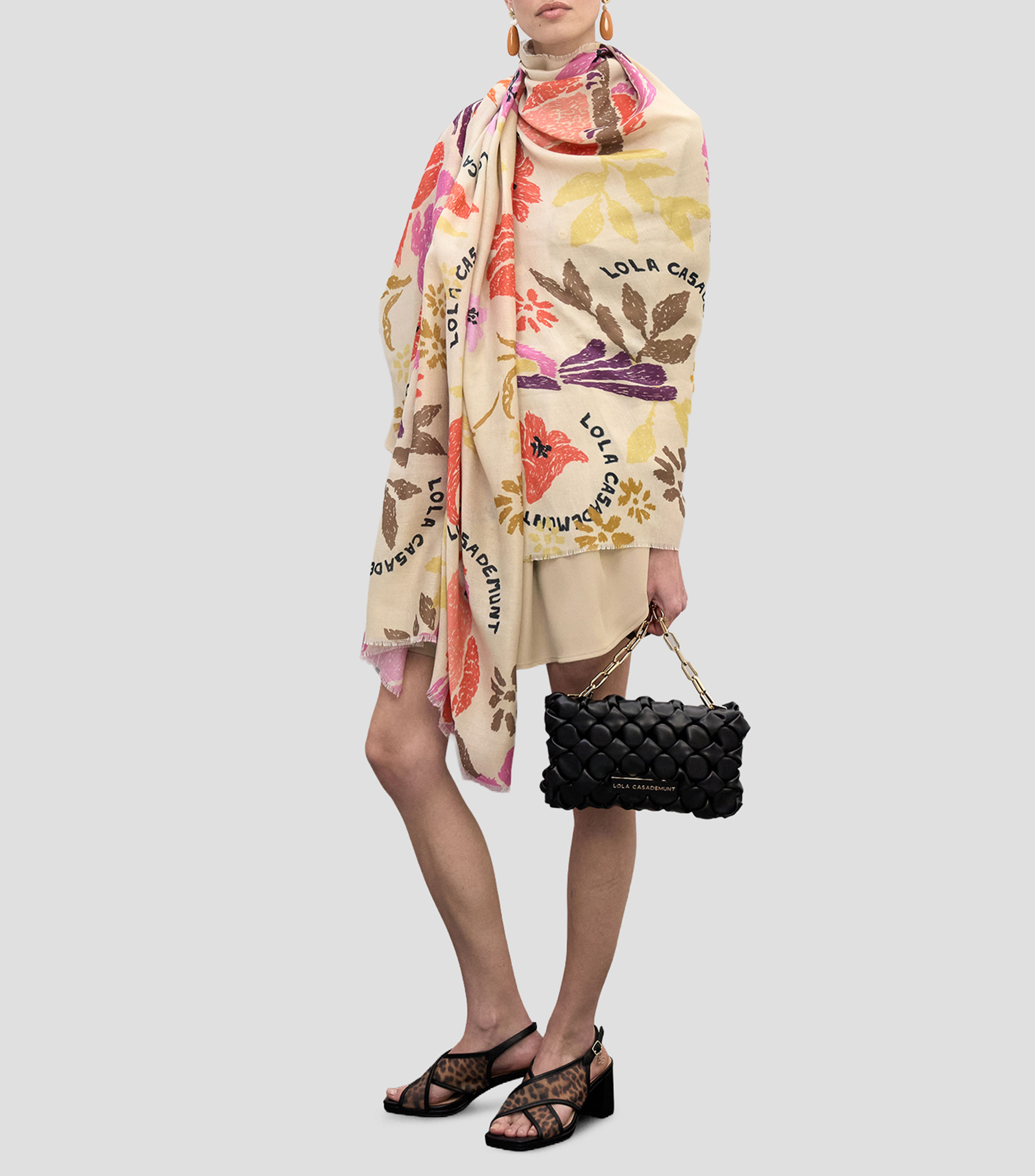 Foulard estampado Mujer