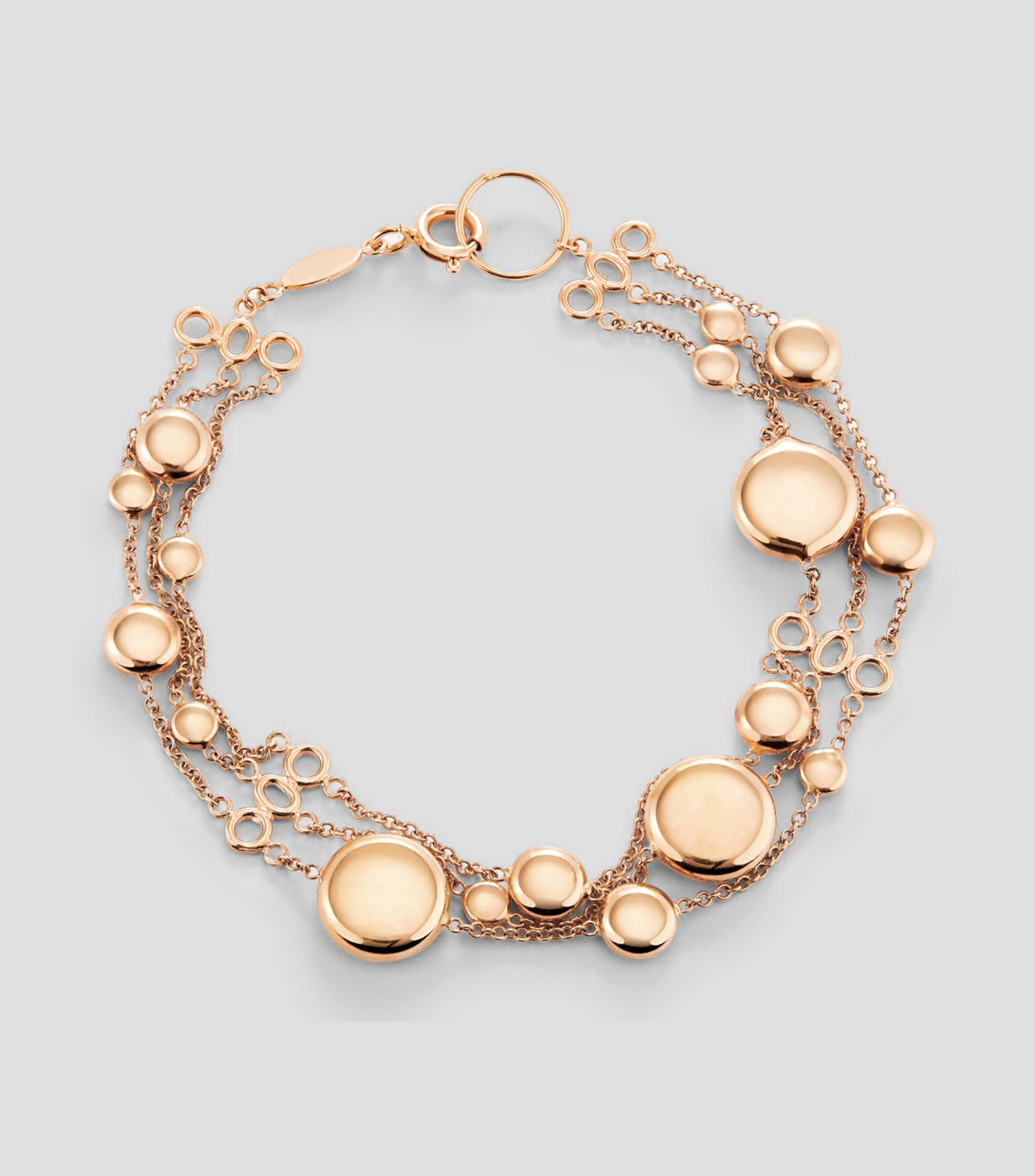Pulsera en oro rosa de 18 Kts Idalia Mujer