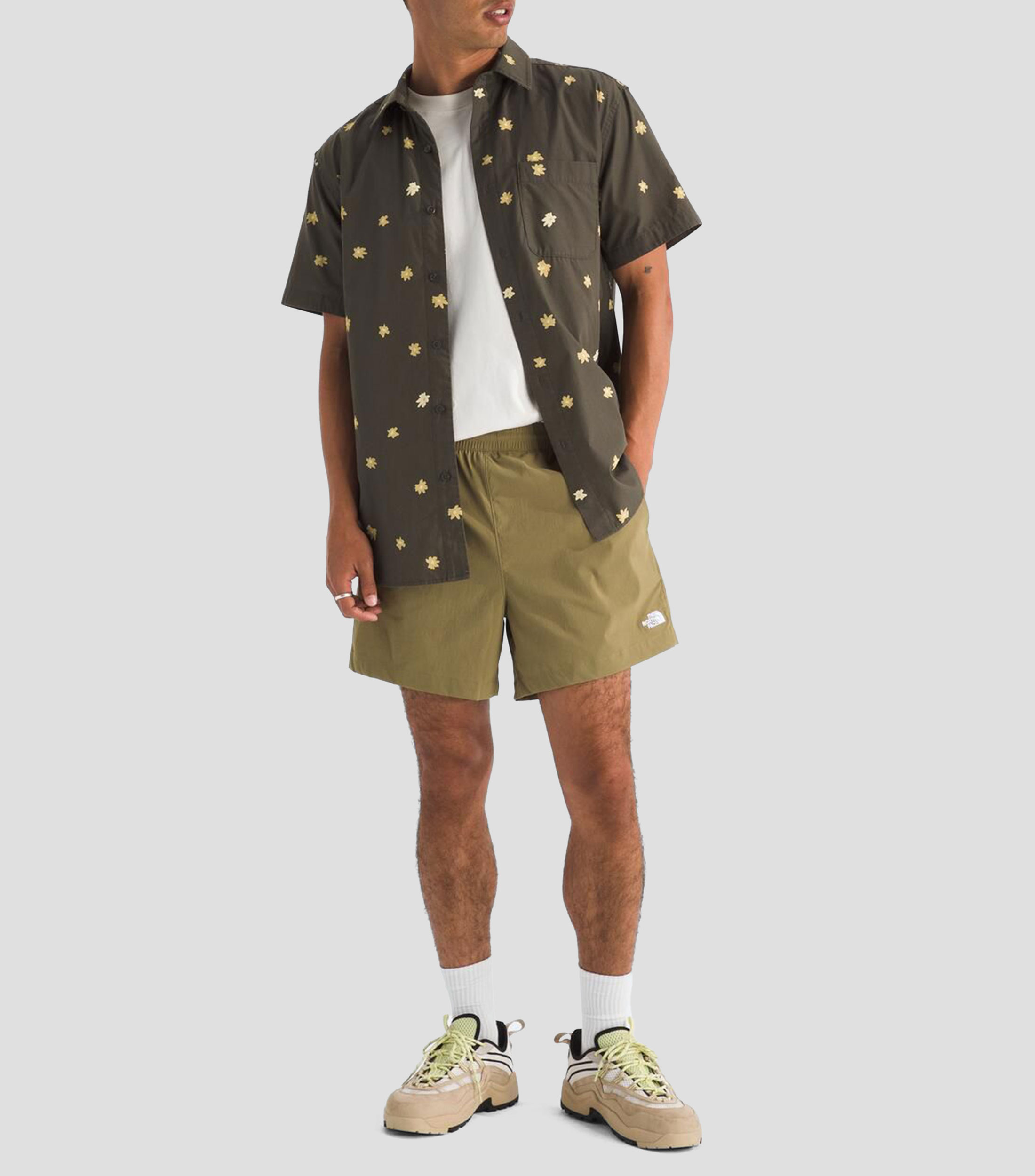 Short Class V Pathfinder Pull-On liso Hombre