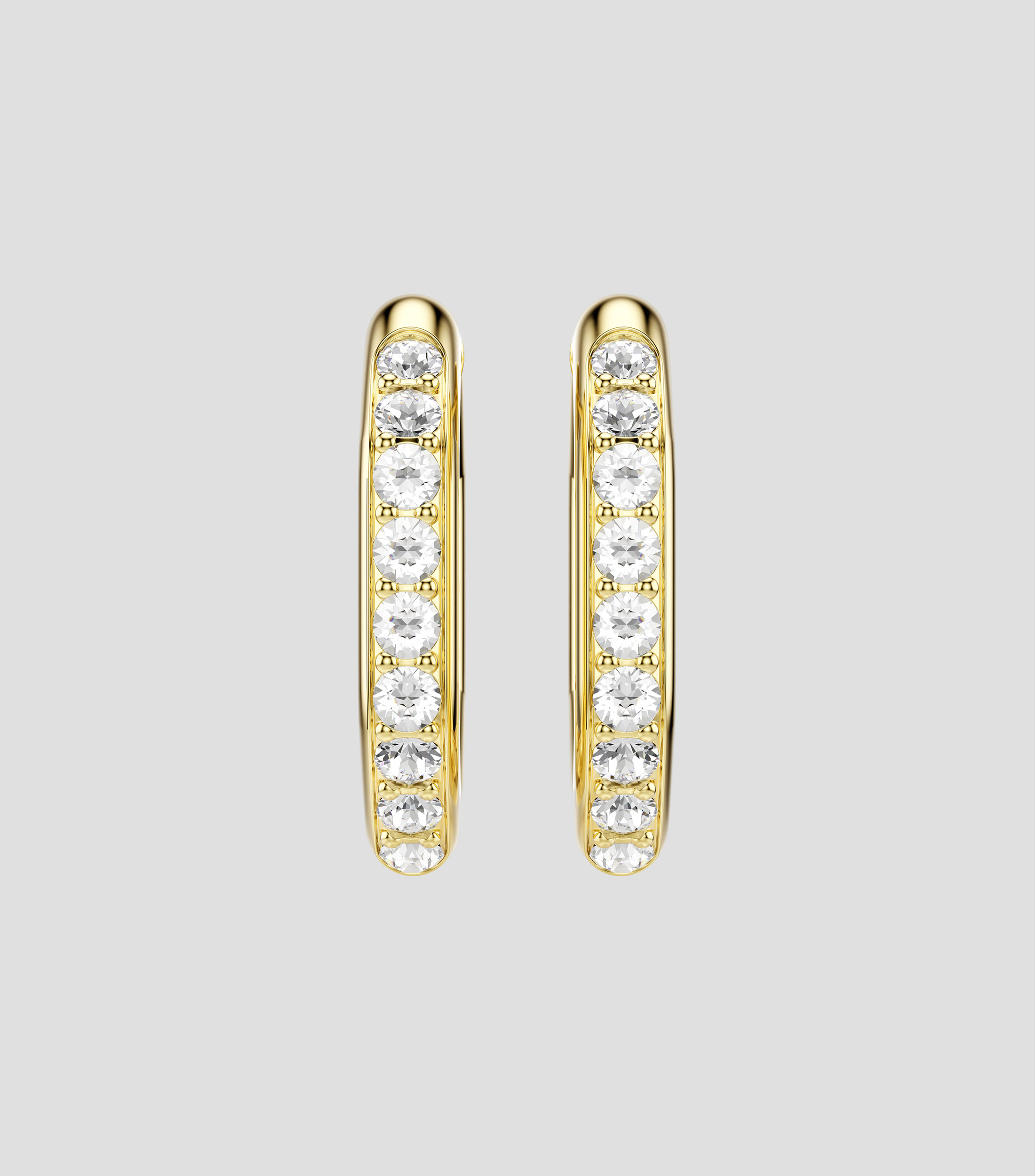 Aretes geométricos con cristales Dextera Mujer