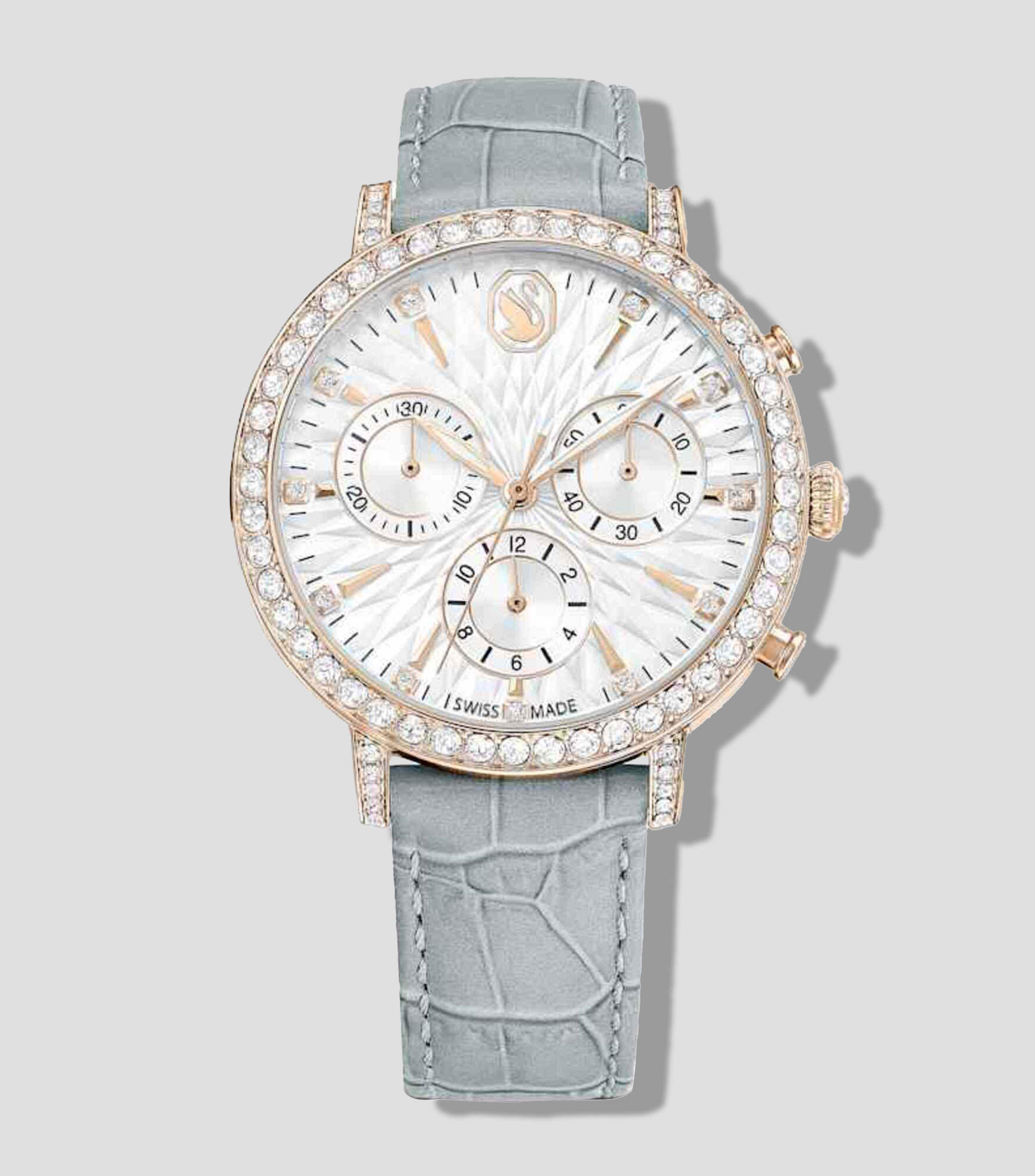 Reloj para Mujer Matrix Chrono casual dorado, gris