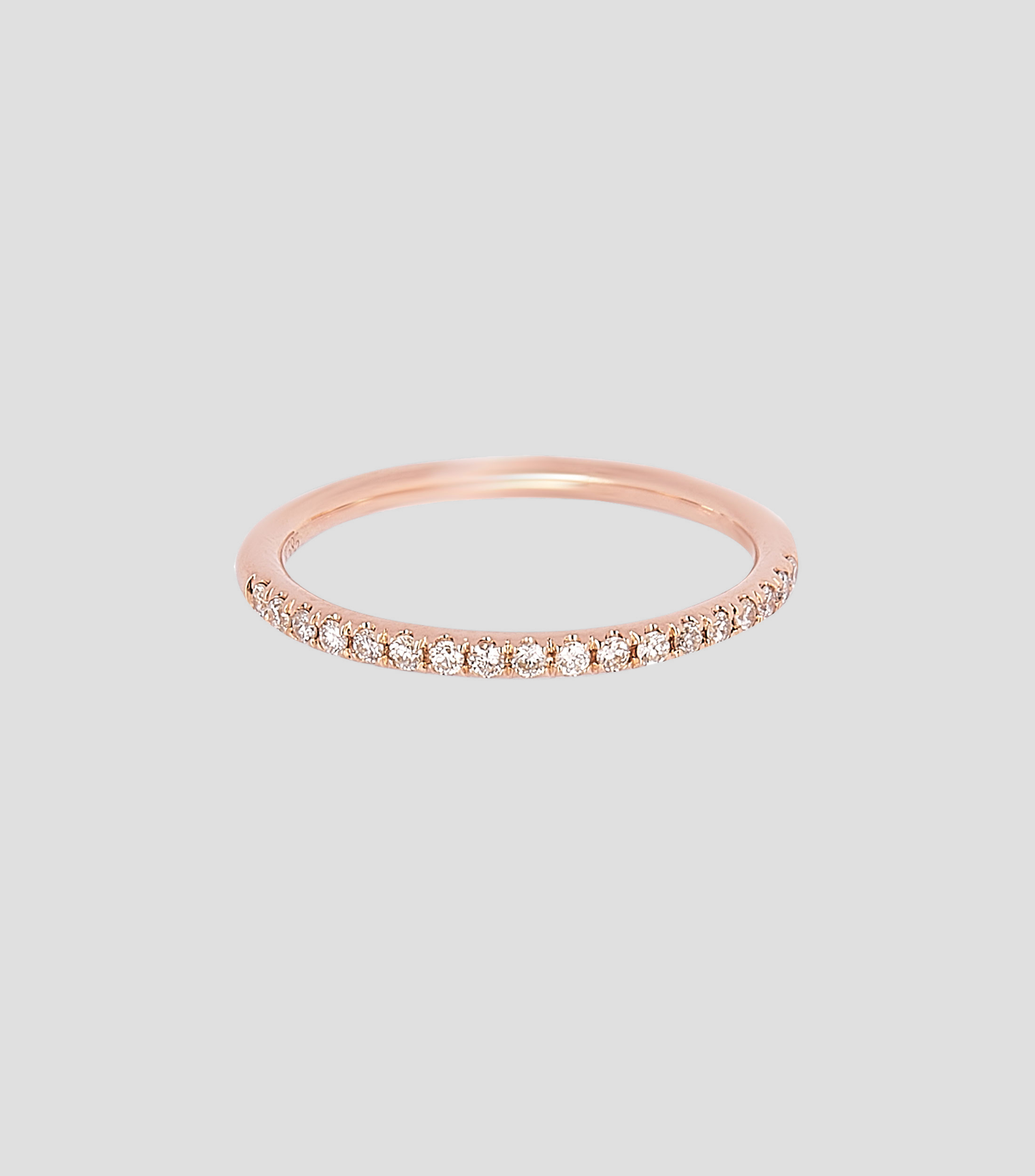 Anillo en oro con Diamantes Mujer