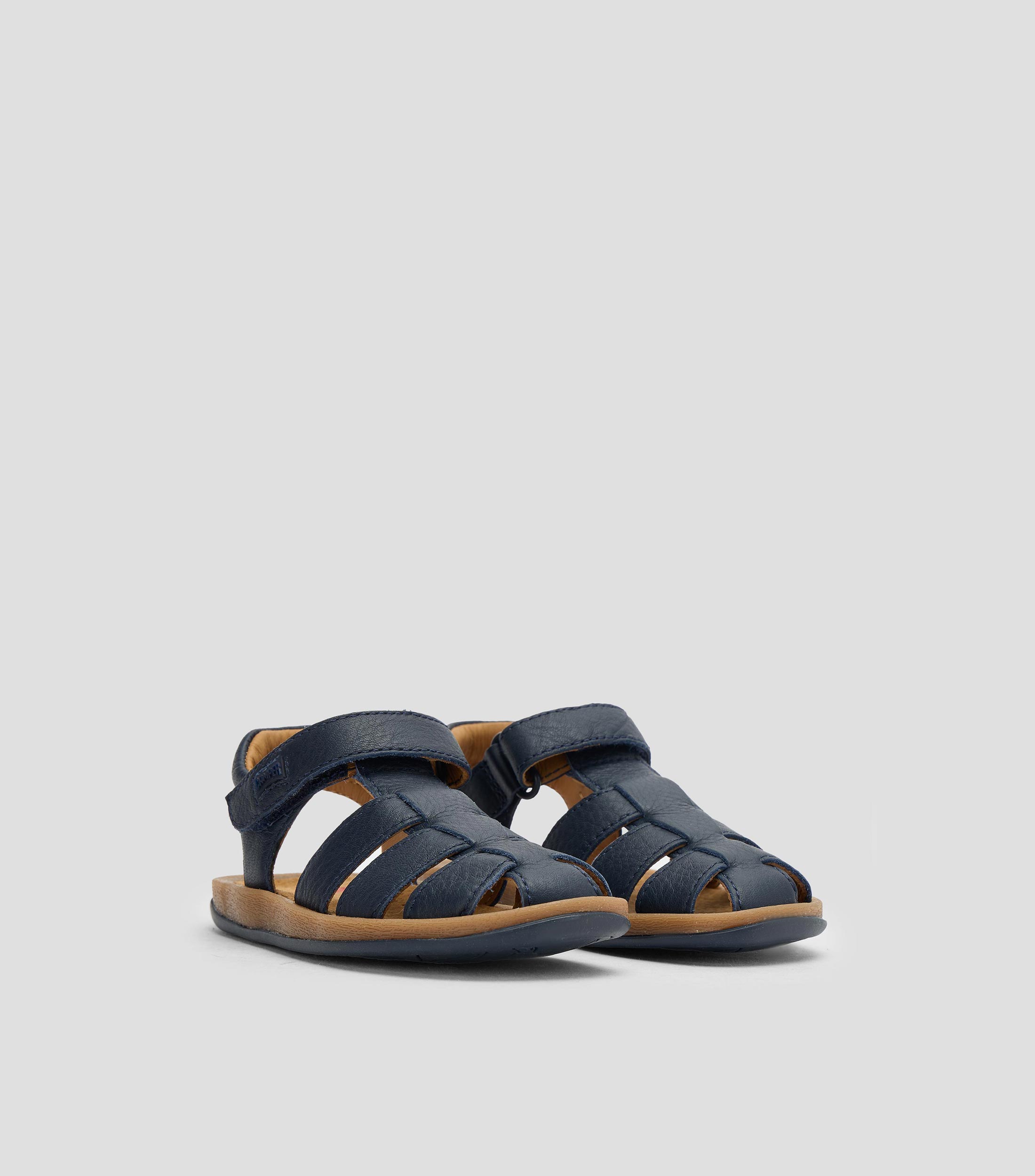 Sandalias casuales planas en piel Niño