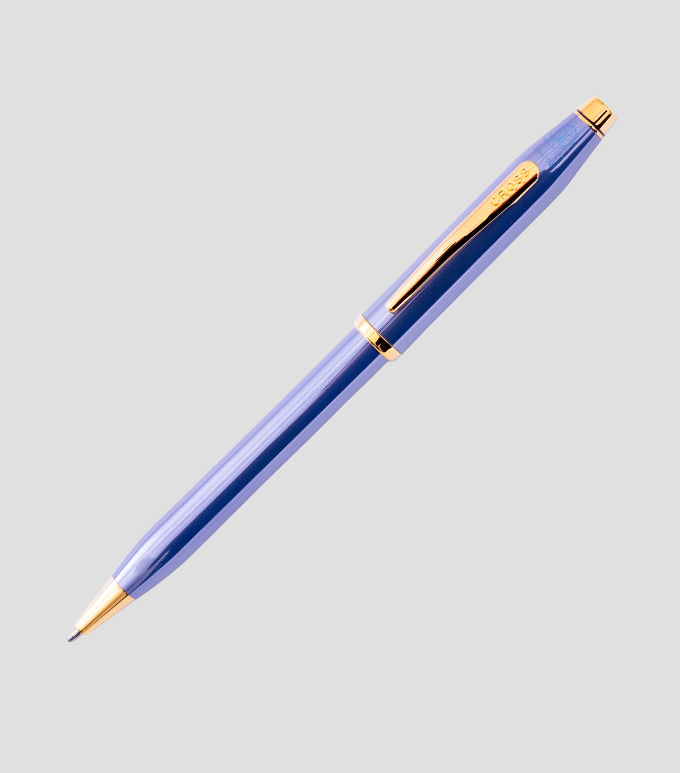 Bolígrafo Century Azul Dorado