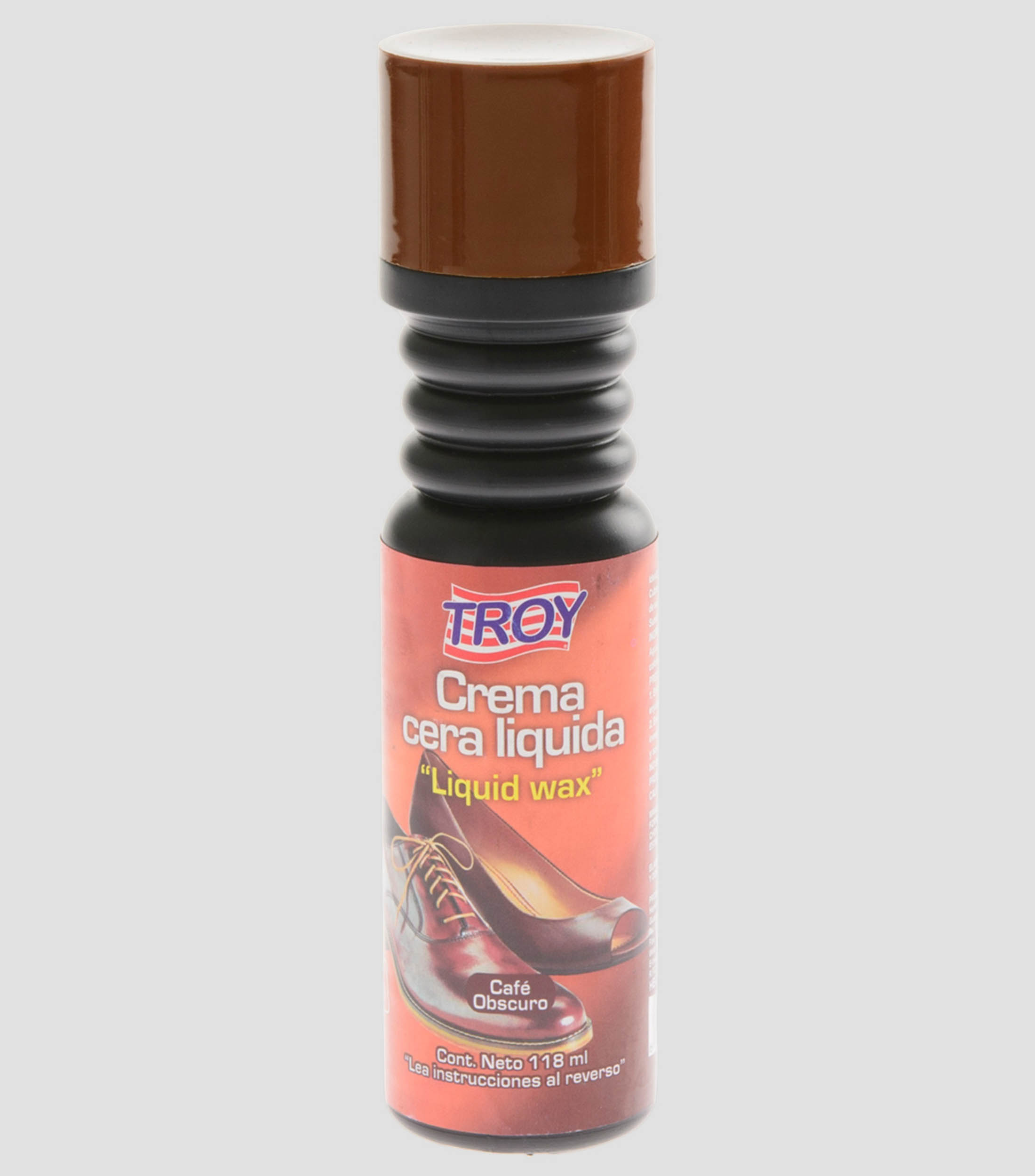 Crema cera líquida para calzado café