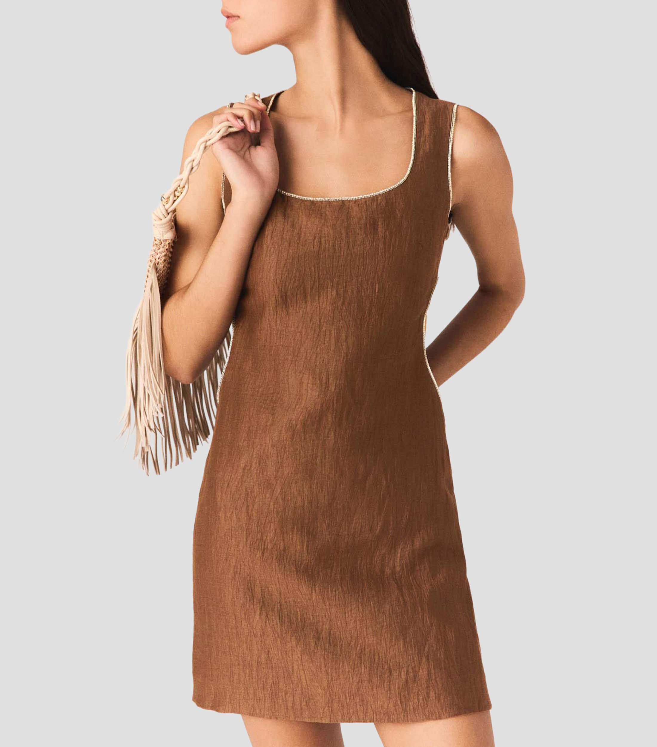 Vestido mini liso Rabron Mujer