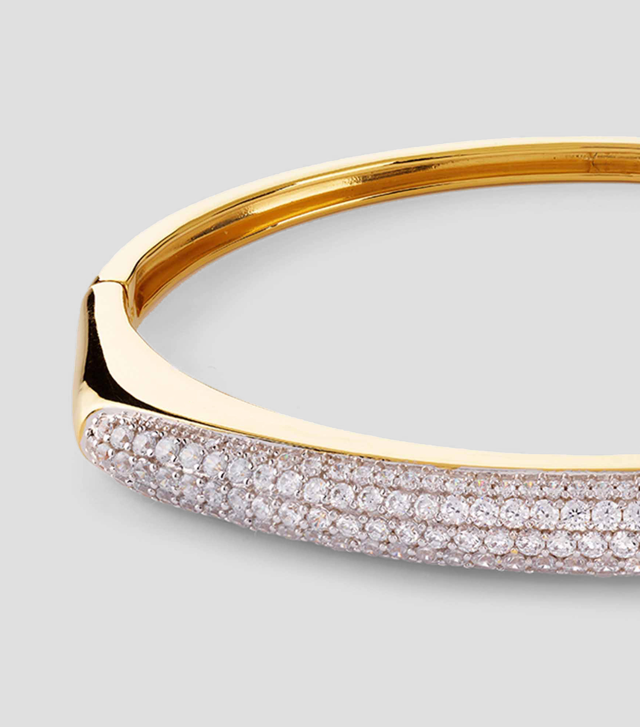 Brazalete en Plata .925 con Incrustaciones Mujer