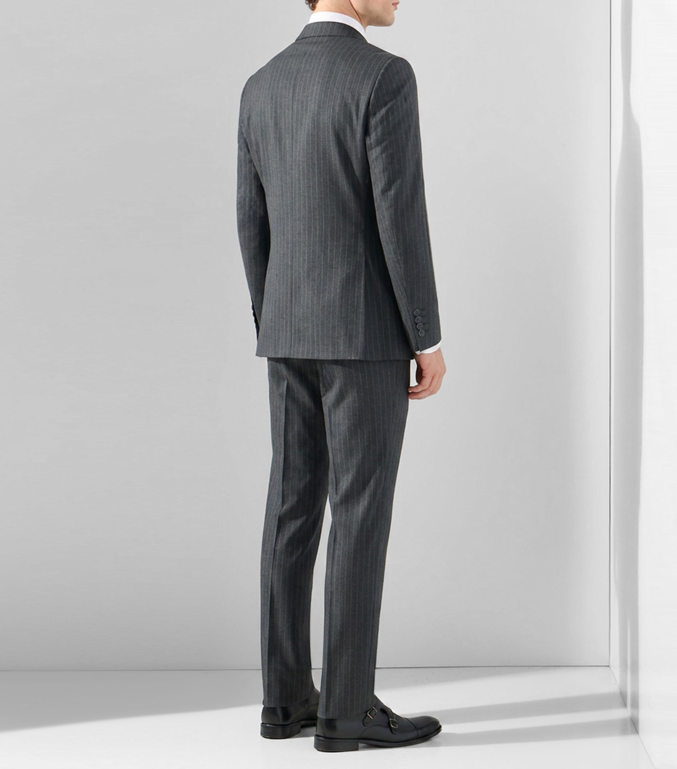Traje Slim con líneas Hombre