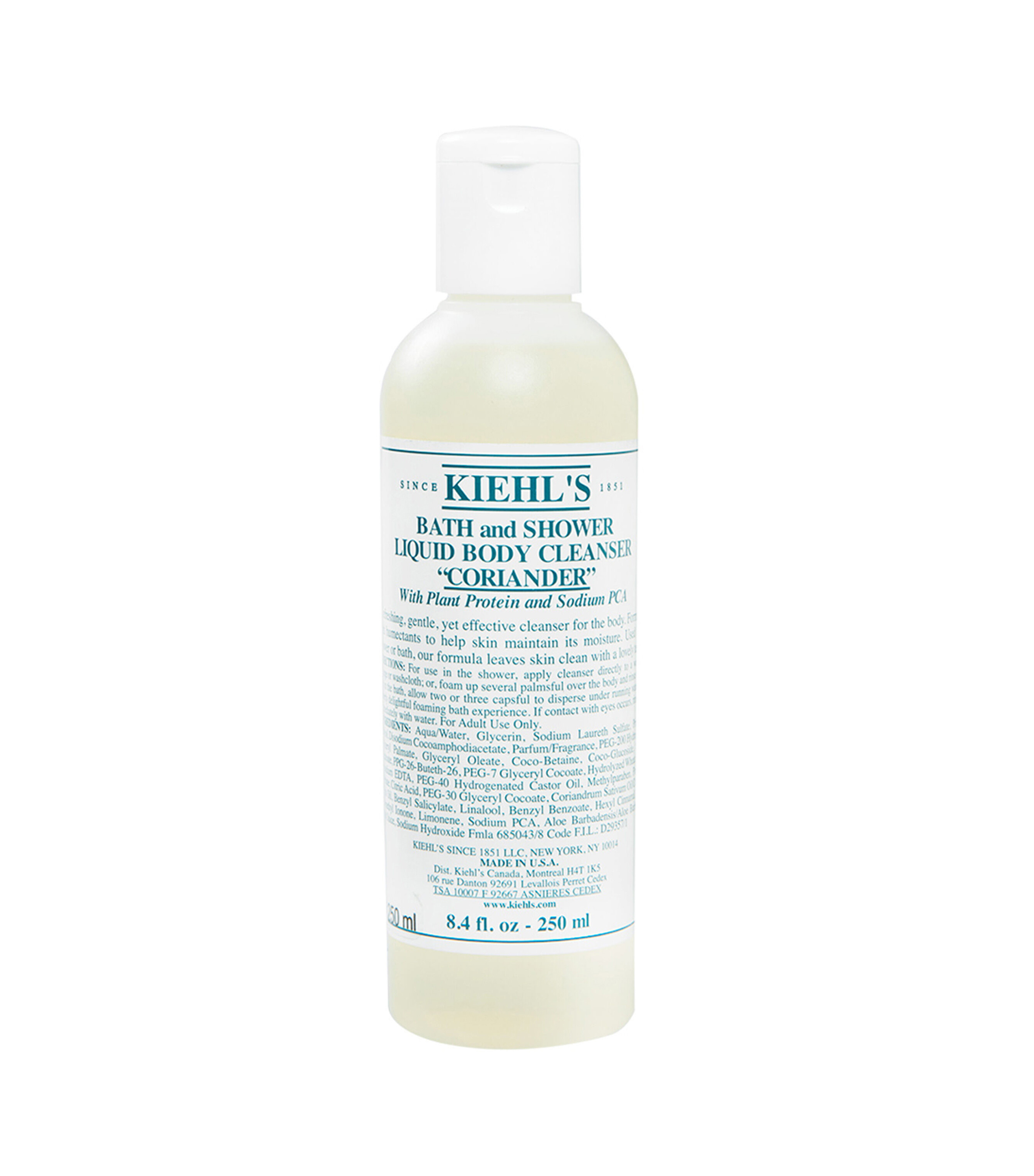 Kiehl's Gel Bath and Shower Liquid Body Cleanser Coriander, 250 ml El Palacio de Hierro