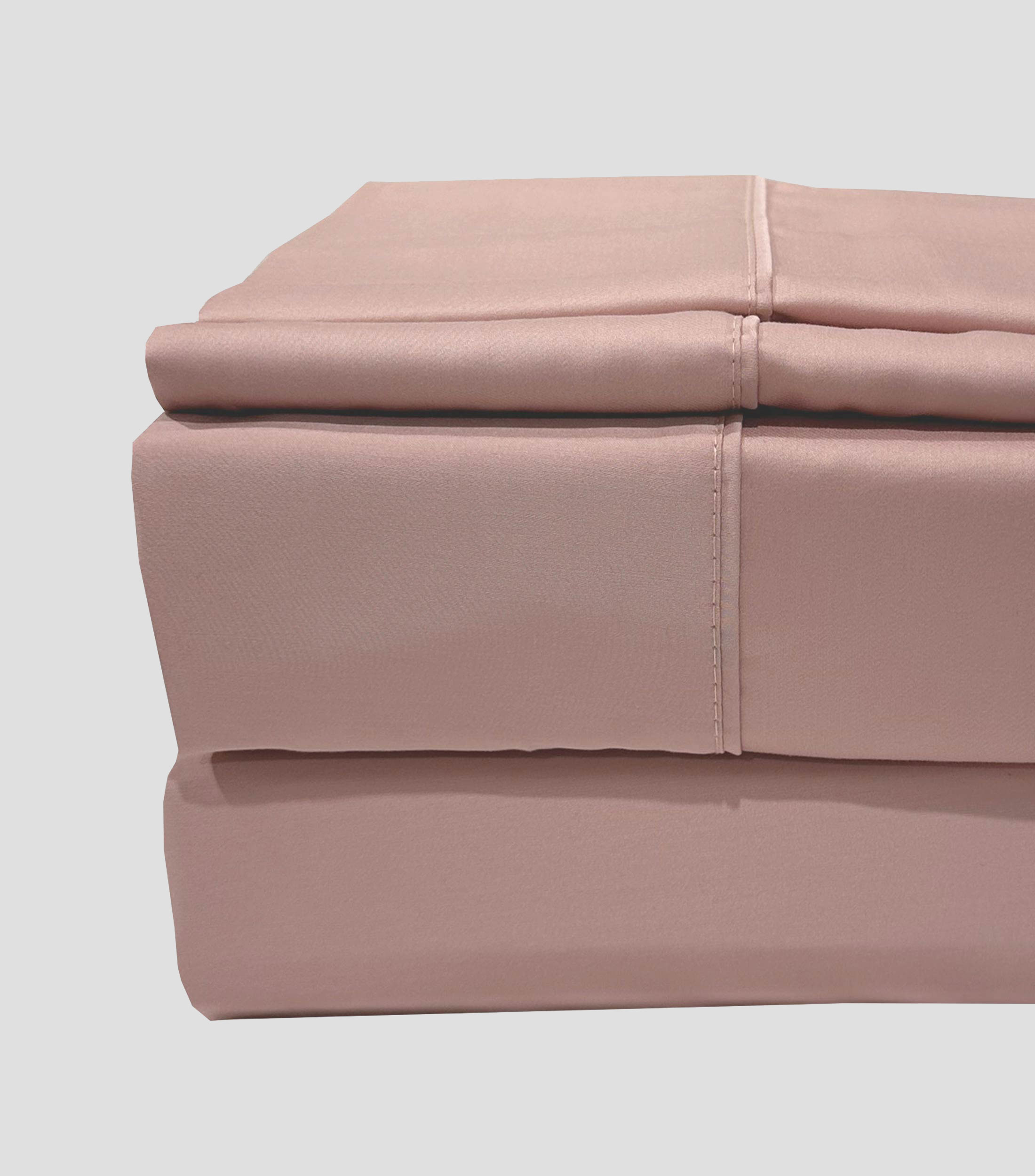 Juego de Sabanas Bambu-Algodon Queen Size Rosa