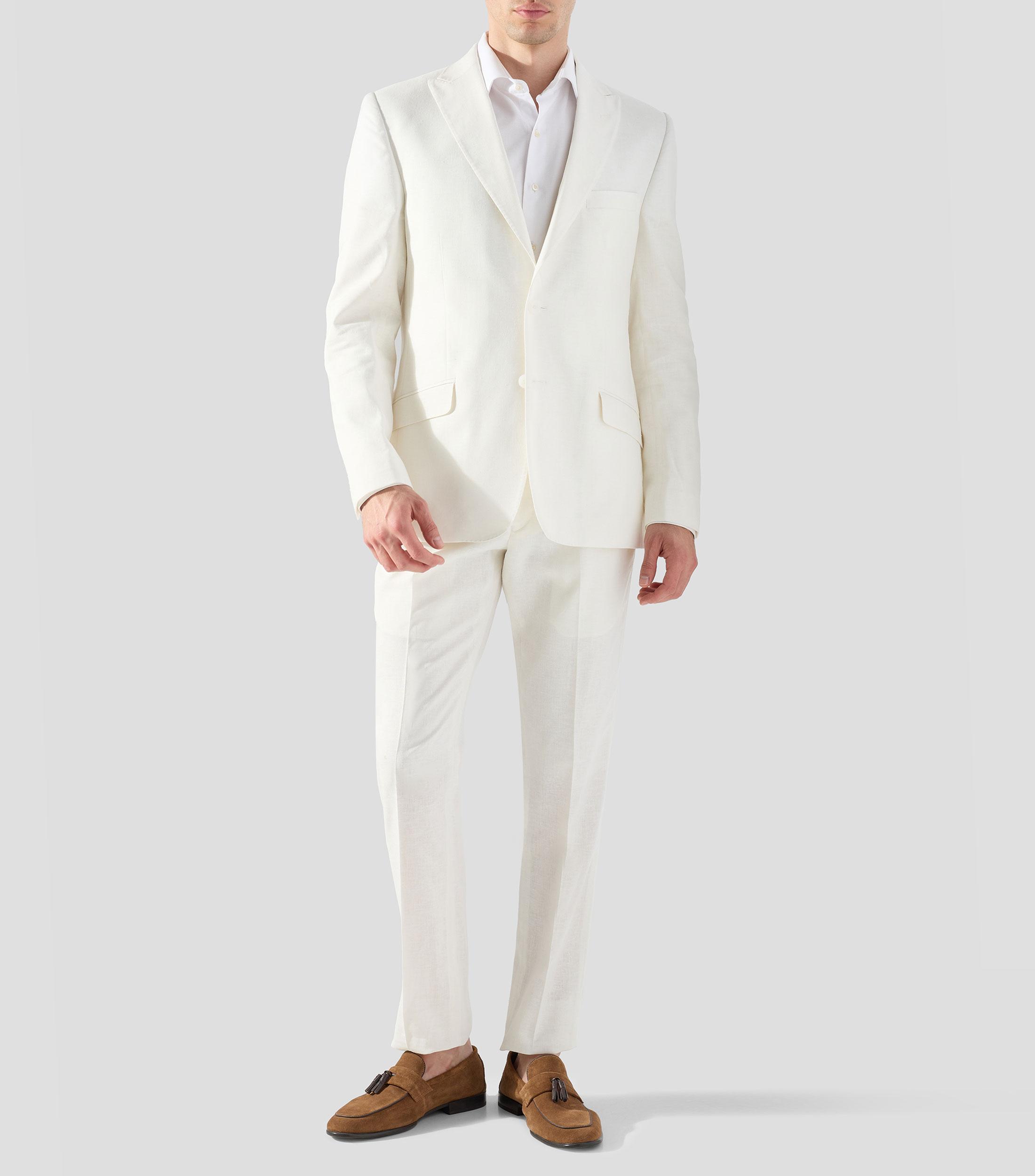Traje de corte regular liso Hombre