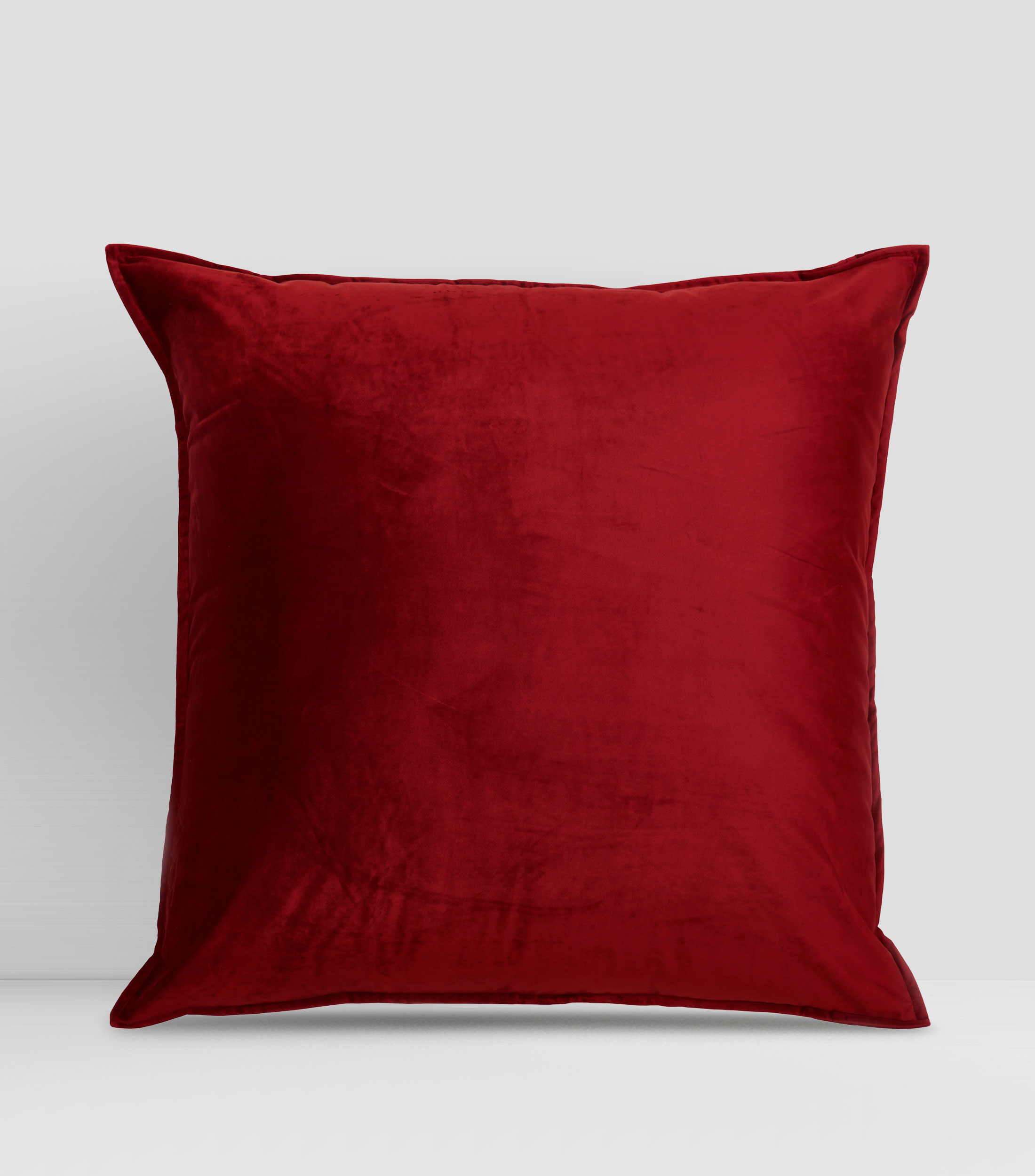 Funda de Cojín Terciopelo Rojo 57 x 57 CM